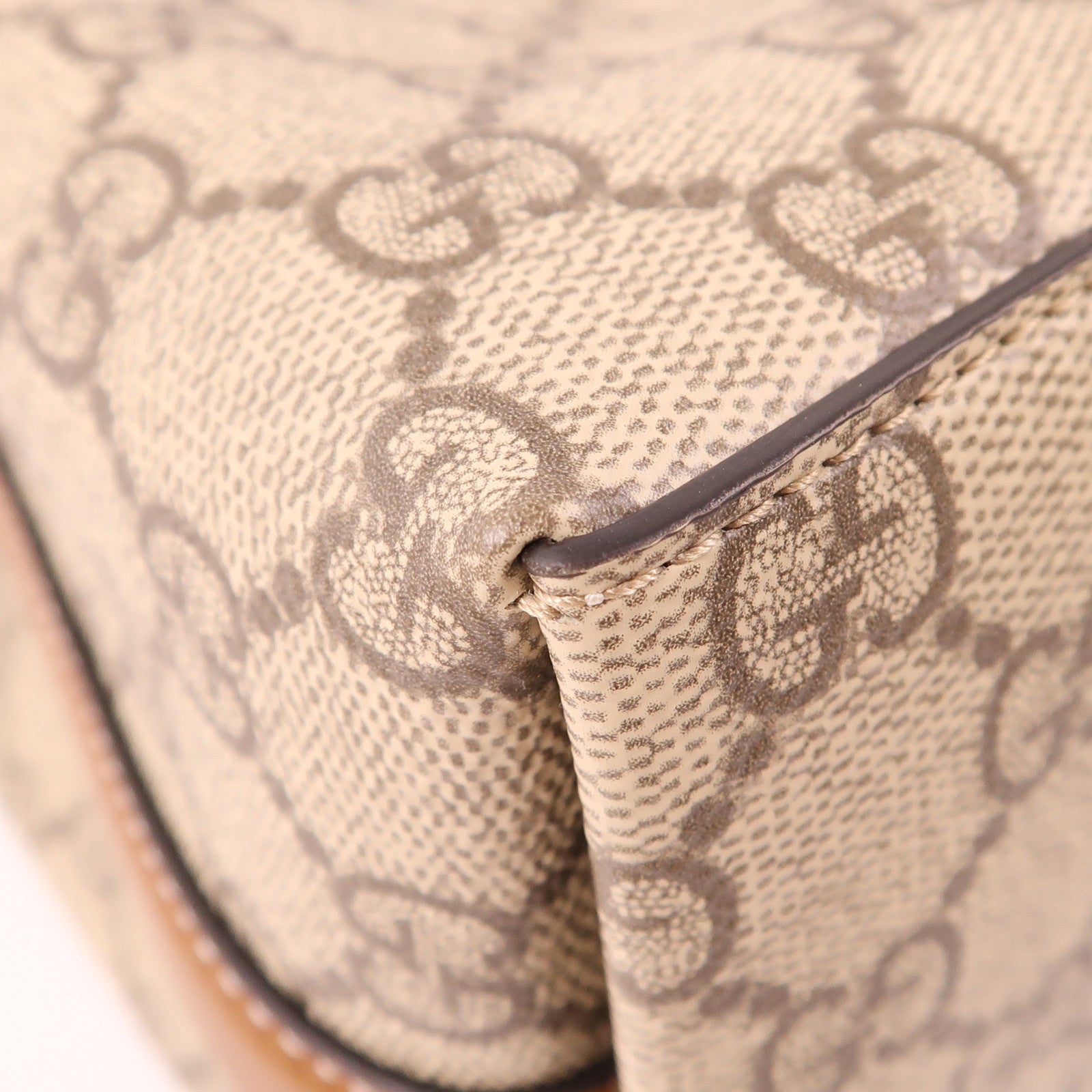 GUCCI 塗層帆布GG Emblem Small Bucket金扣手挽肩背兩用袋