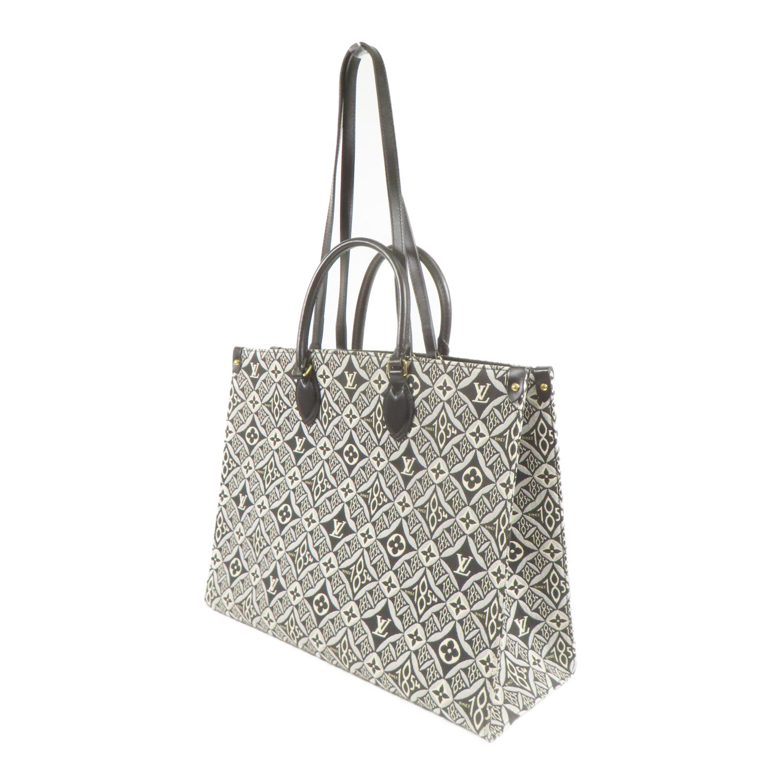LOUIS VUITTON LV GHW Since 1854 OnTheGo Shoulder Bag M57207 Monogram Jacquard