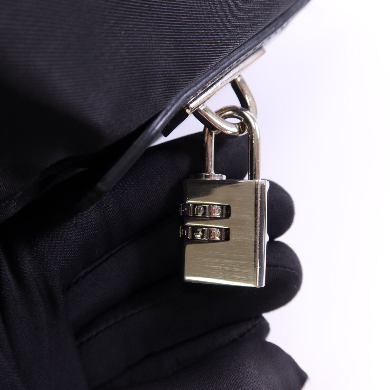 PRADA 尼龍Tote Bag銀扣手挽袋