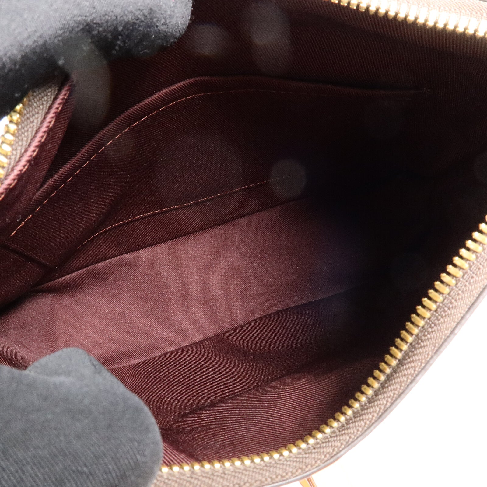 LOUIS VUITTON Monogram Odeon PM金扣肩背袋