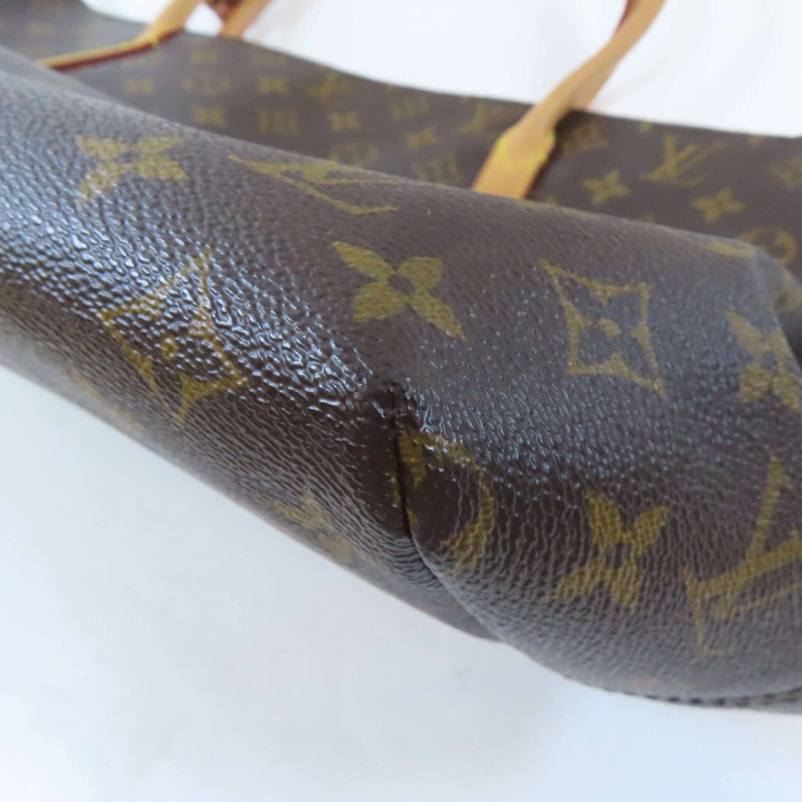 LOUIS VUITTON Monogram Raspail MM金扣肩背袋/手挽袋啡色