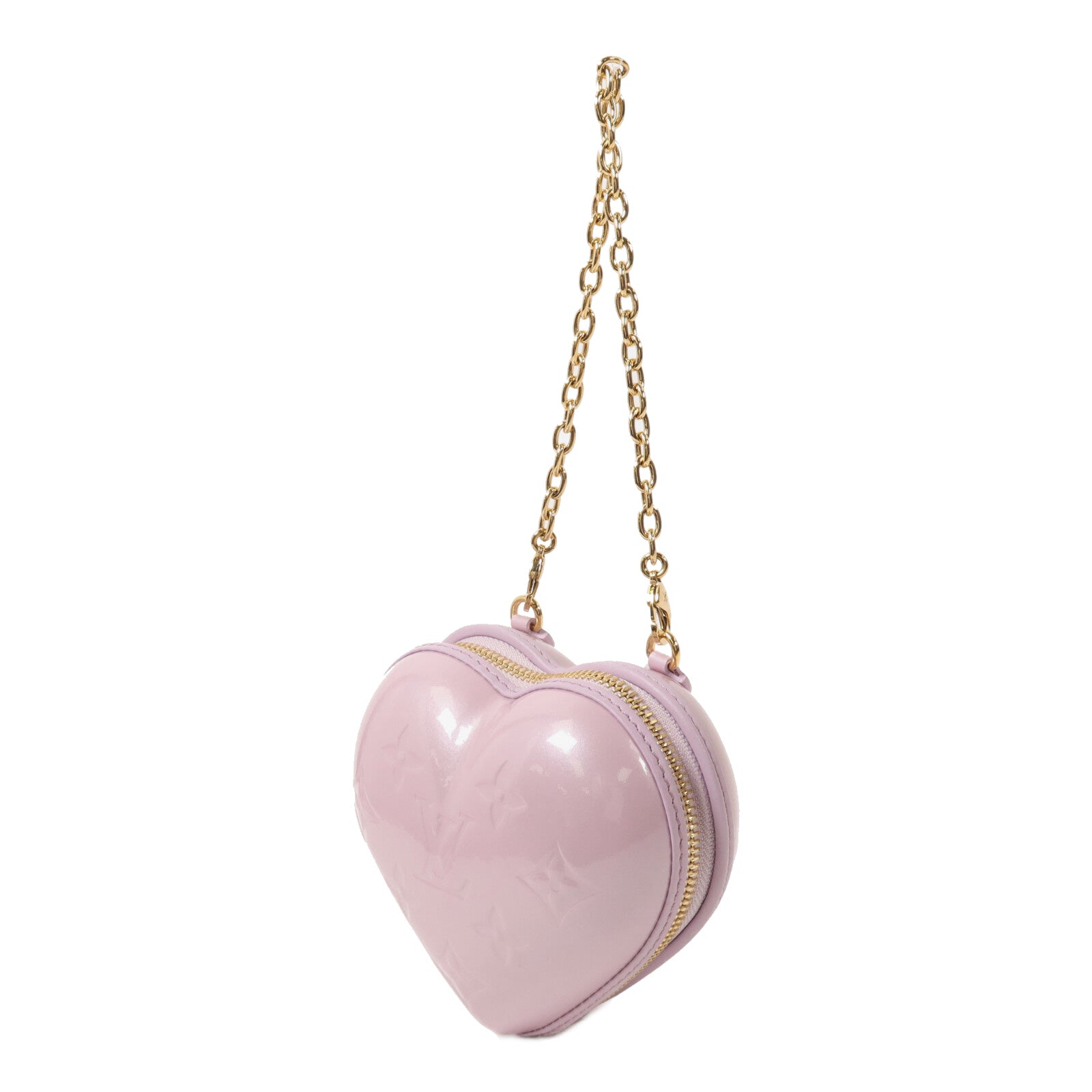LOUIS VUITTON Monogram Vernis Keep My Heart鏈帶手挽肩背兩用袋