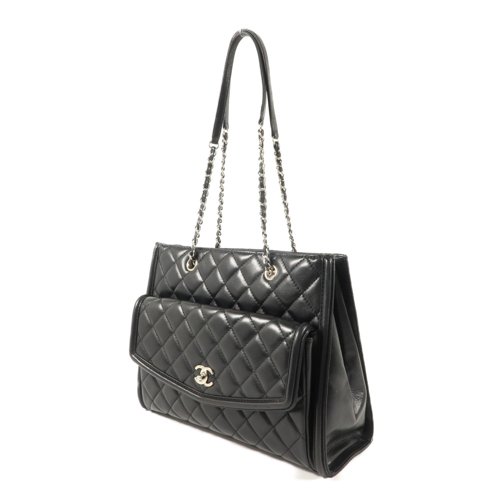 CHANEL 羊皮皮革Shoulder Bag鏈帶肩背袋