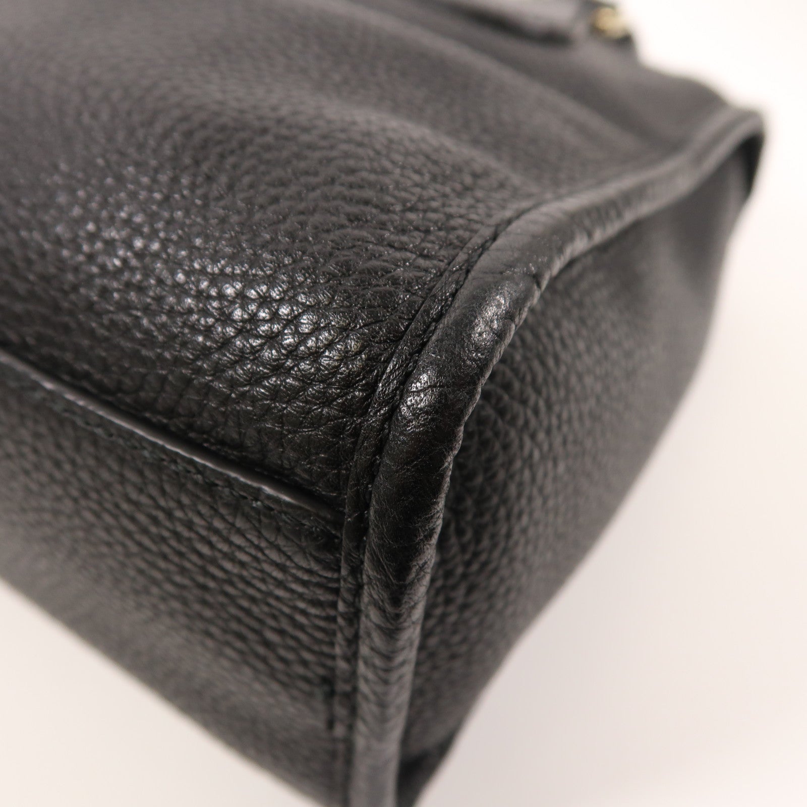 BALLY 牛皮皮革Hand Bag金扣手挽袋