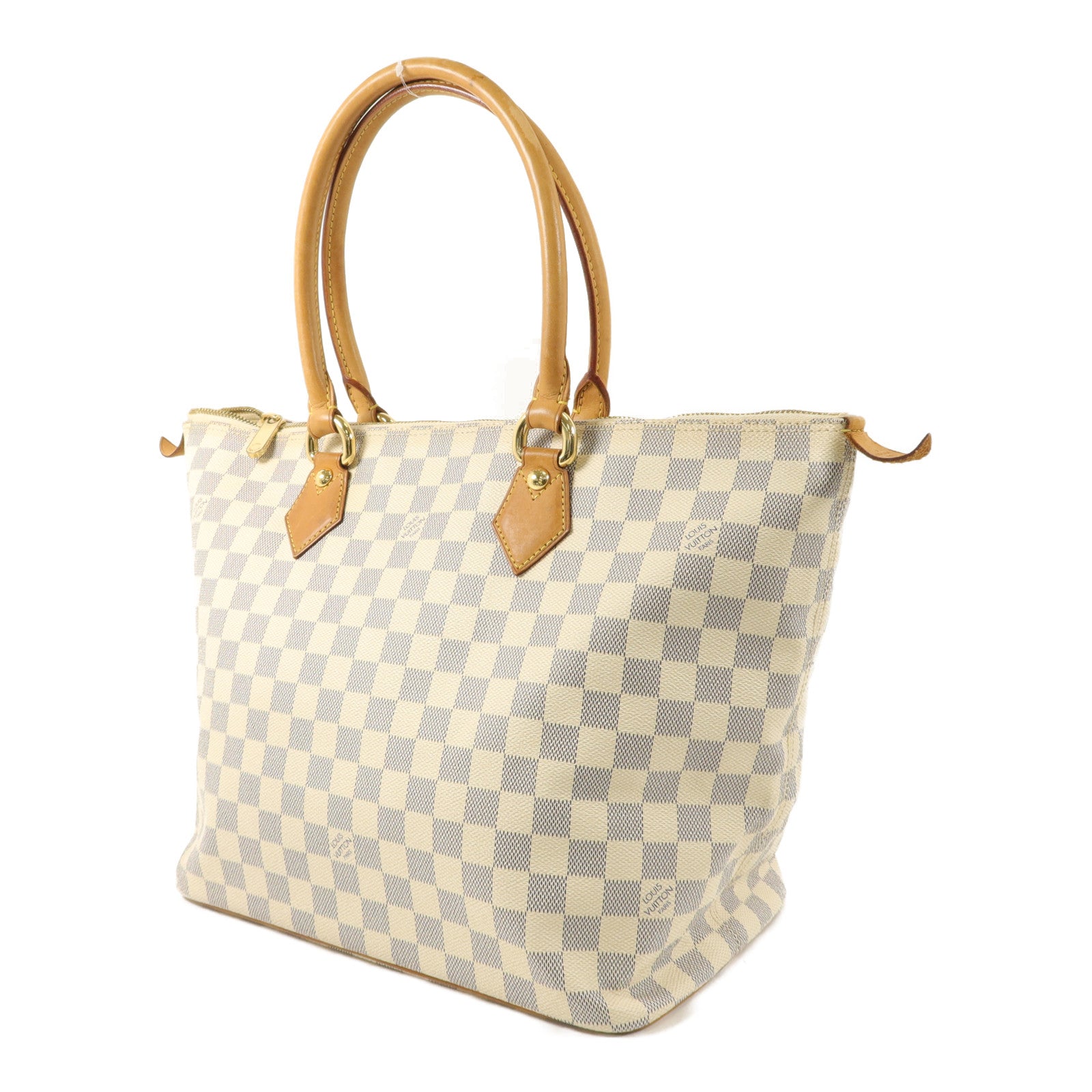 LOUIS VUITTON Damier Azur Saleya MM肩背袋