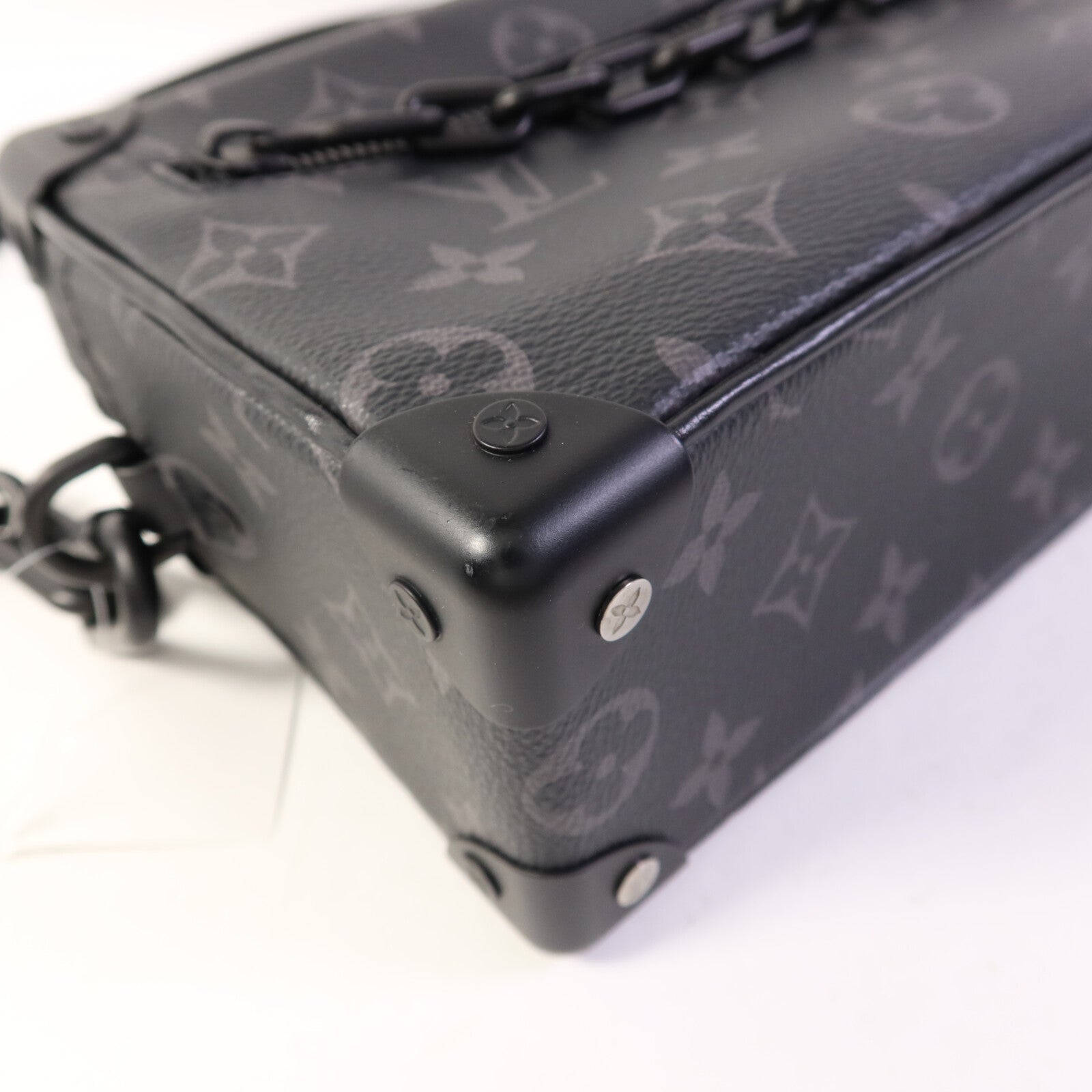 LOUIS VUITTON Monogram Eclipse Mini Soft Trunk肩背袋
