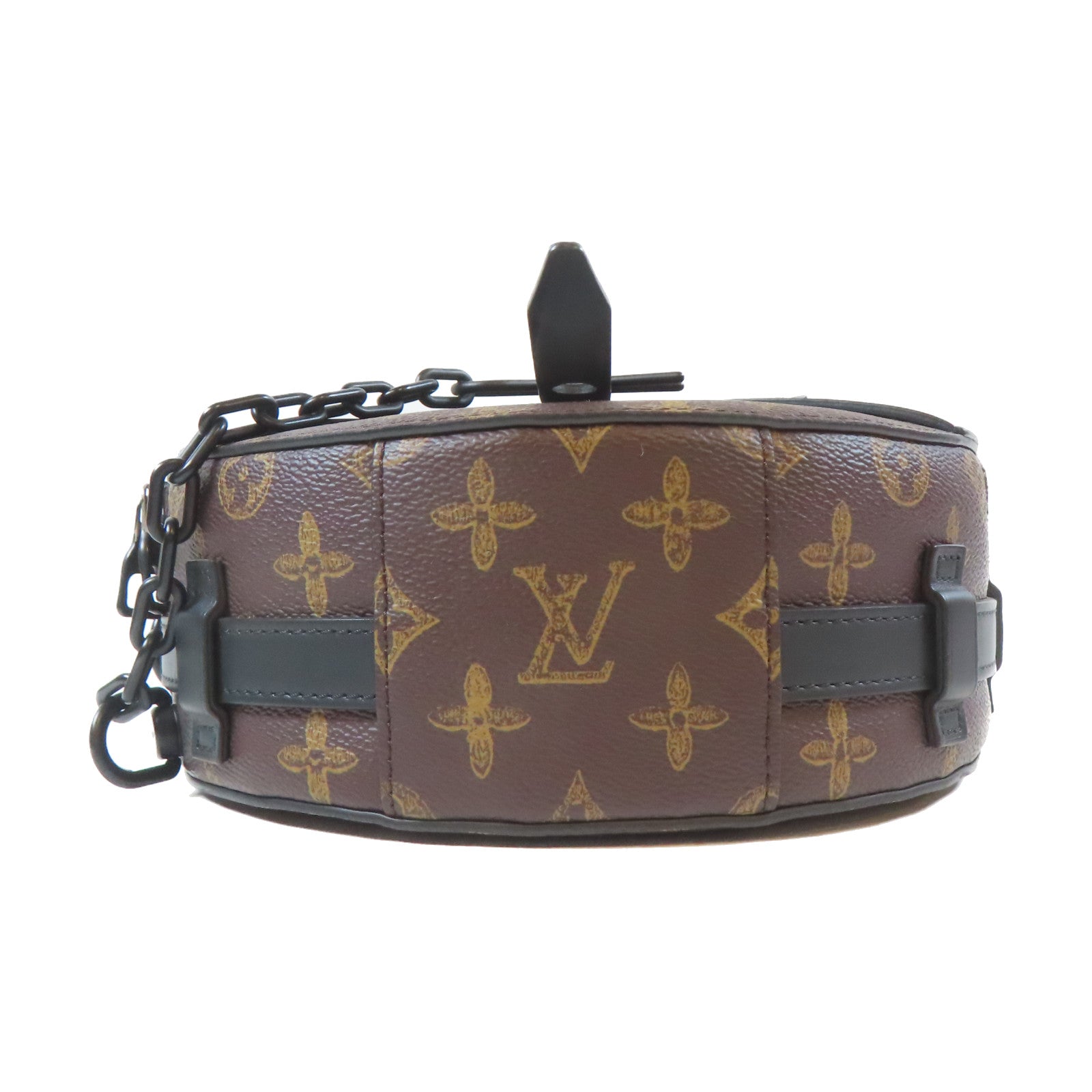 LOUIS VUITTON 【激減優惠】Monogram Wheel Box黑扣手挽肩背兩用袋啡色