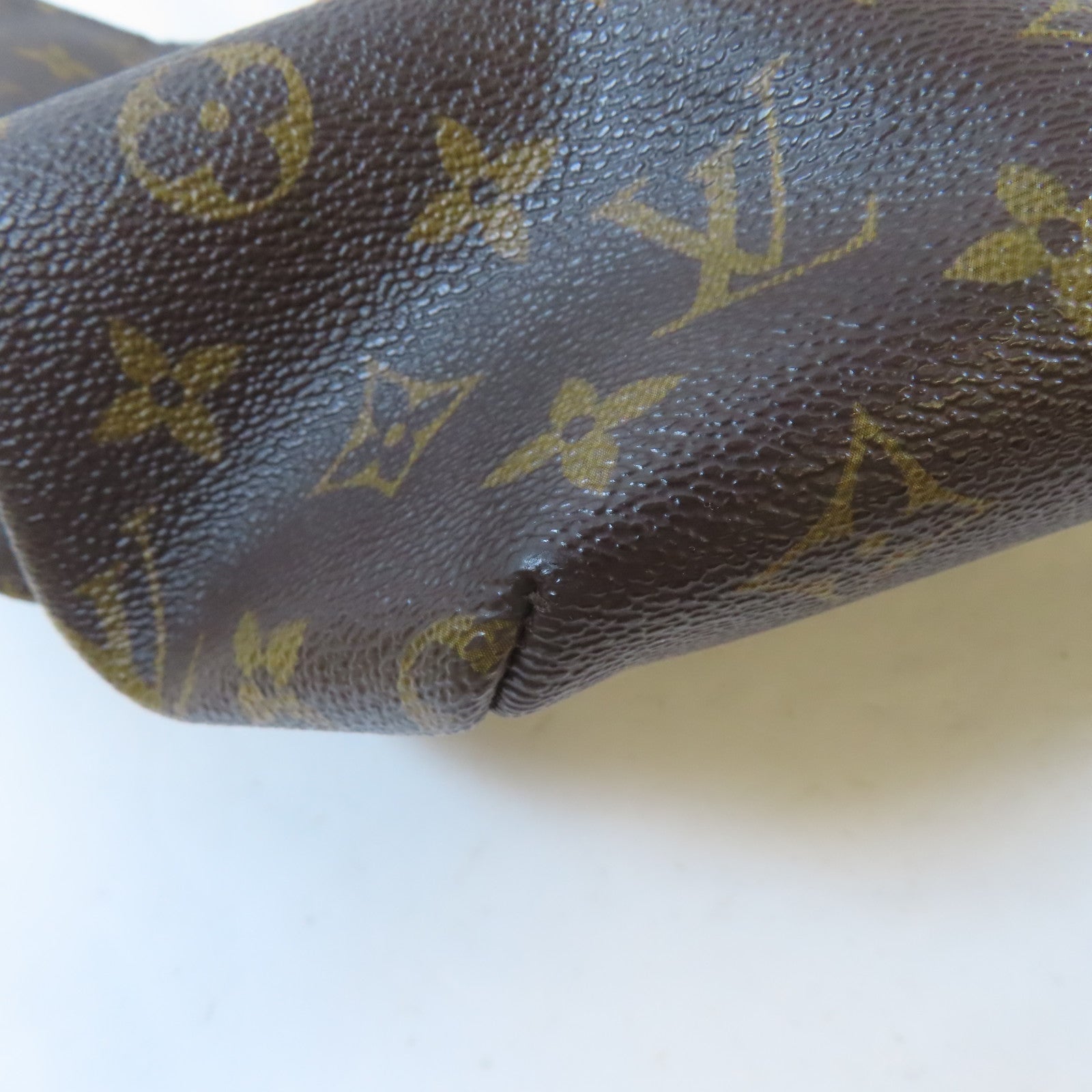 LOUIS VUITTON Monogram Raspail MM金扣肩背袋/手挽袋啡色