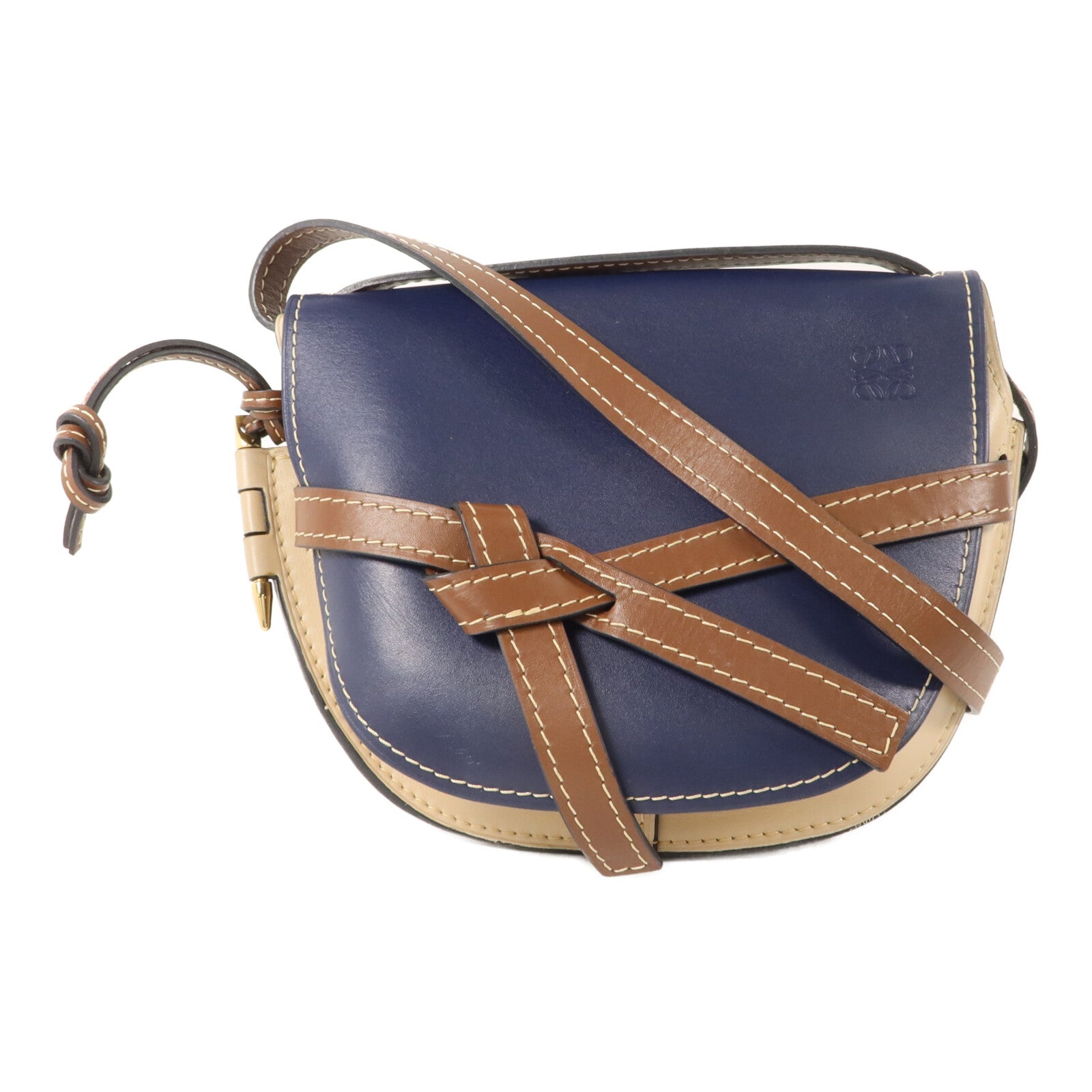 LOEWE 牛皮皮革Gate Medium肩背袋