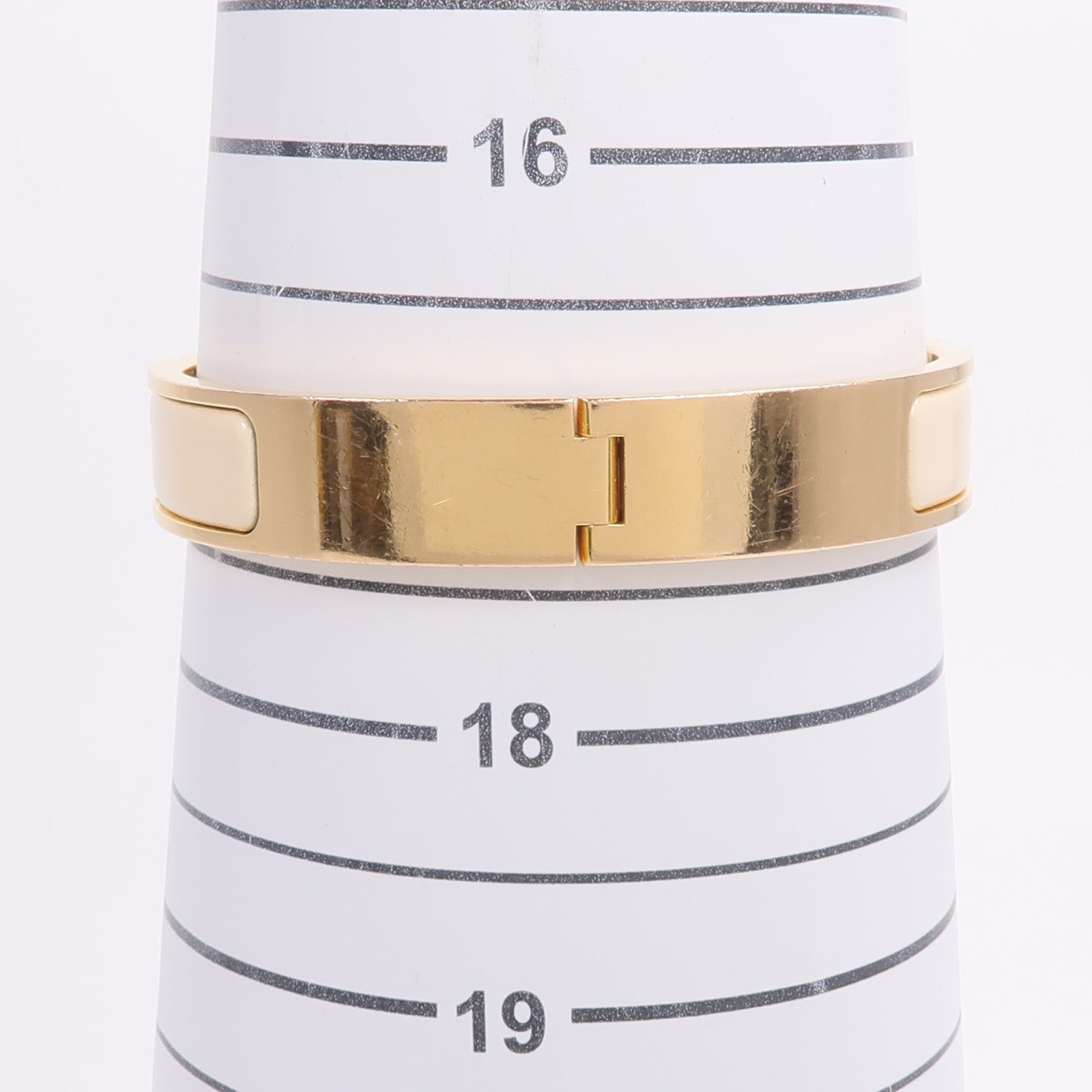 HERMES 金屬/琺瑯Clic H Bracelet手鐲Creme