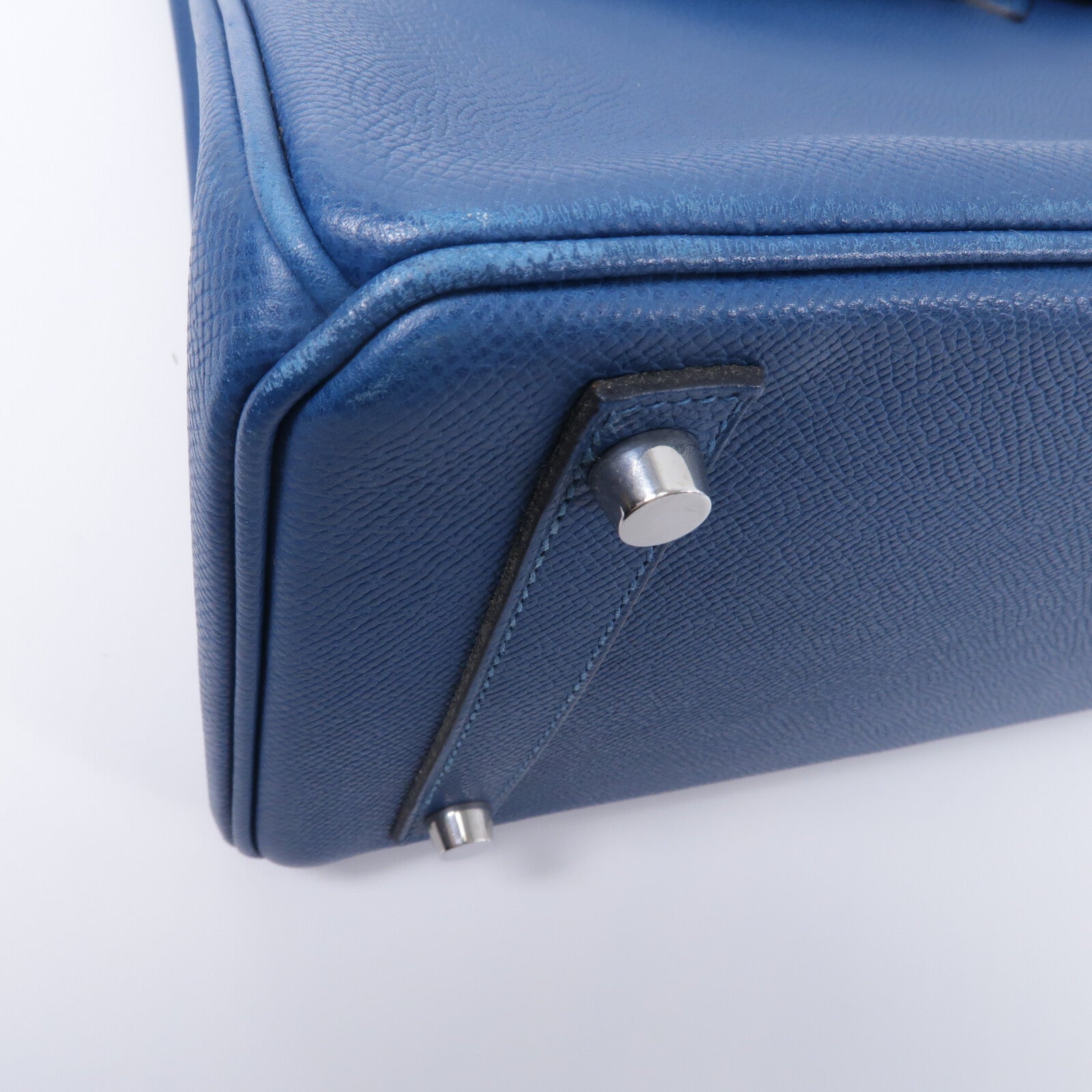 HERMES Epsom皮革Birkin 30手挽袋Cobalt