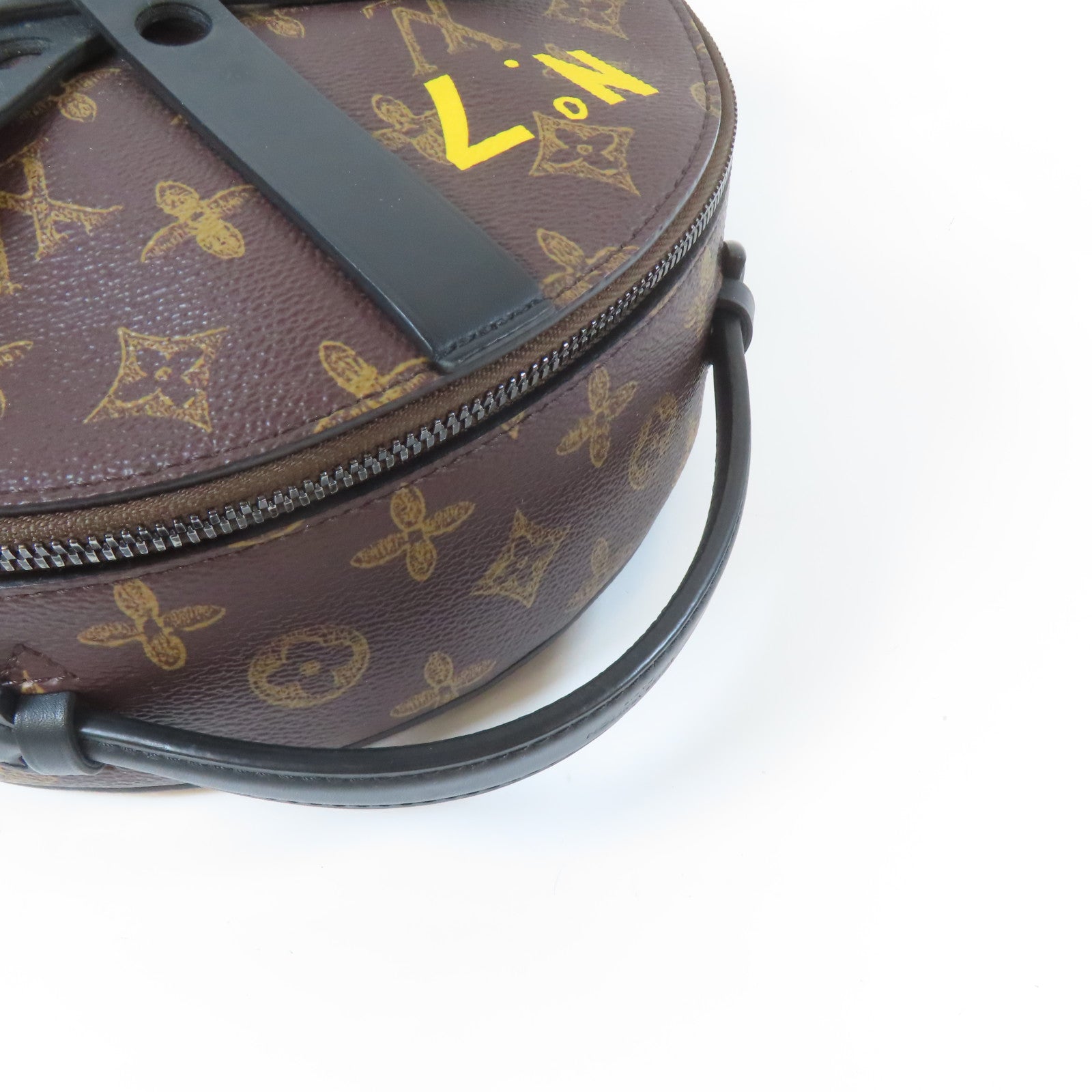 LOUIS VUITTON 【激減優惠】Monogram Wheel Box黑扣手挽肩背兩用袋啡色