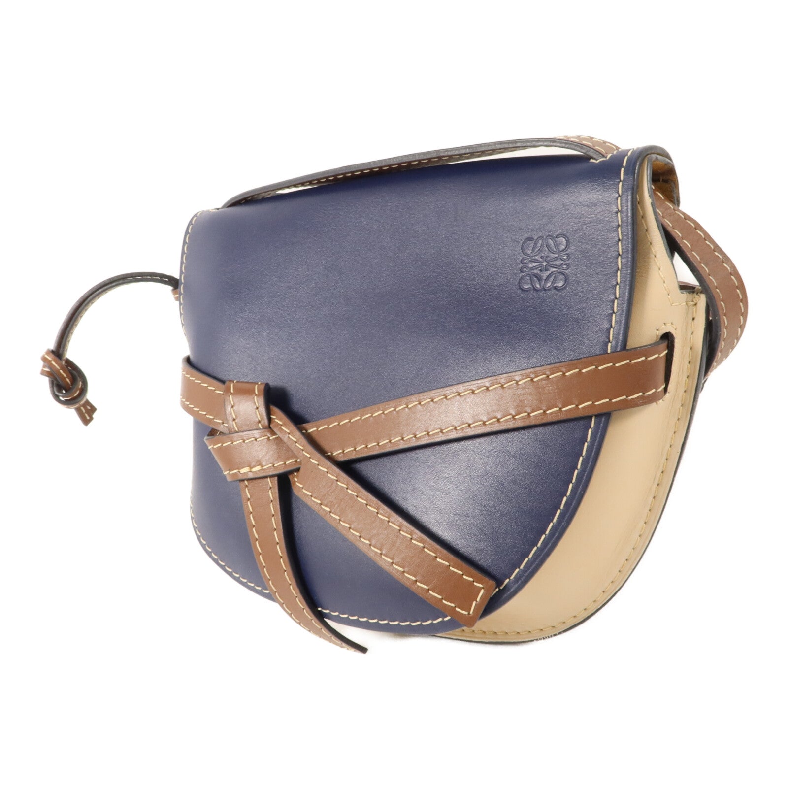 LOEWE 牛皮皮革Gate Medium肩背袋