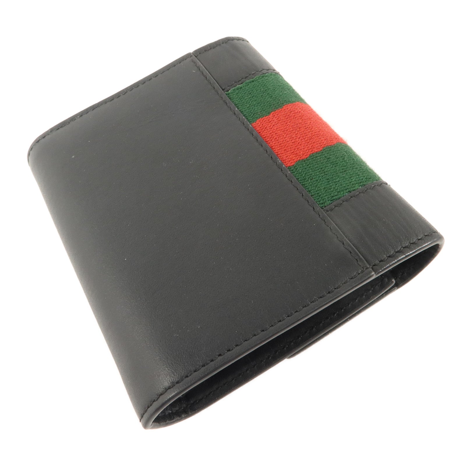 GUCCI 牛皮皮革Trifold Wallet錢包