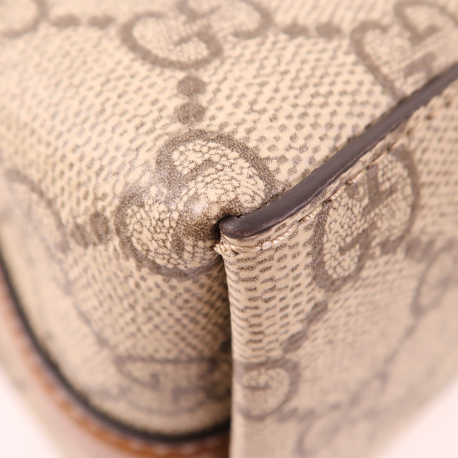 GUCCI 塗層帆布GG Emblem Small Bucket金扣手挽肩背兩用袋