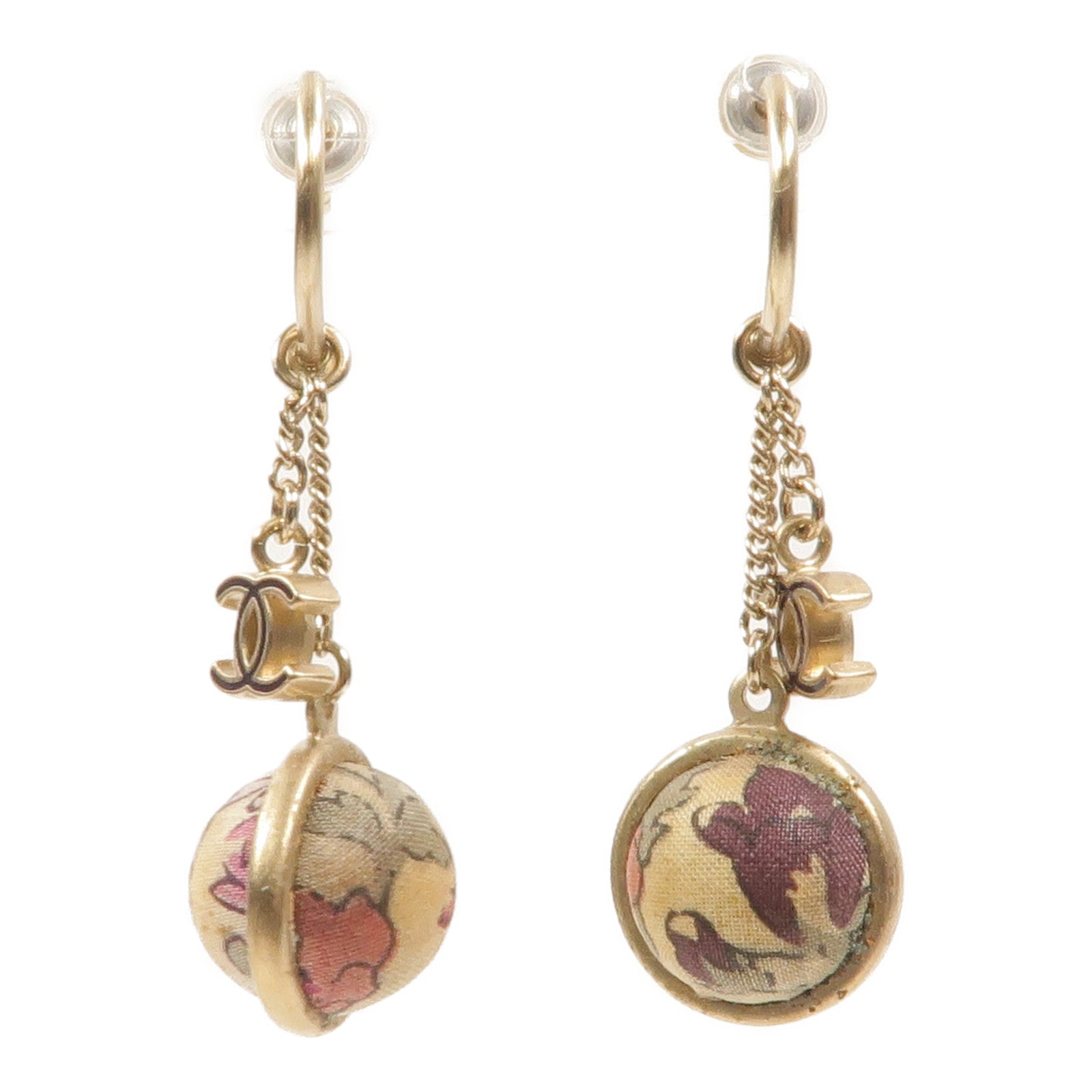 CHANEL 帆布Earrings耳環