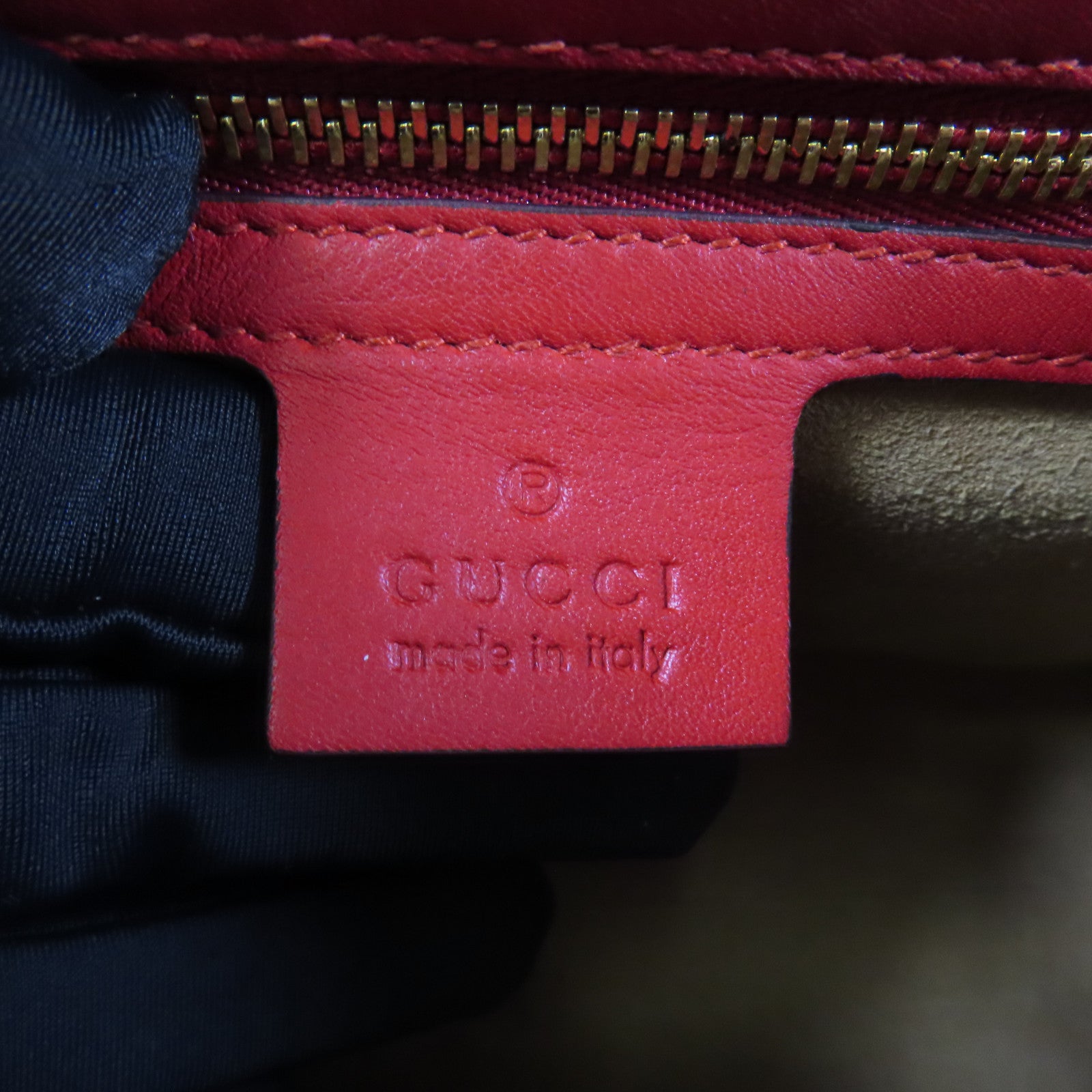 GUCCI 塗層帆布/皮革GG Supreme 2 Way Shoulder Bag金扣手挽肩背兩用袋