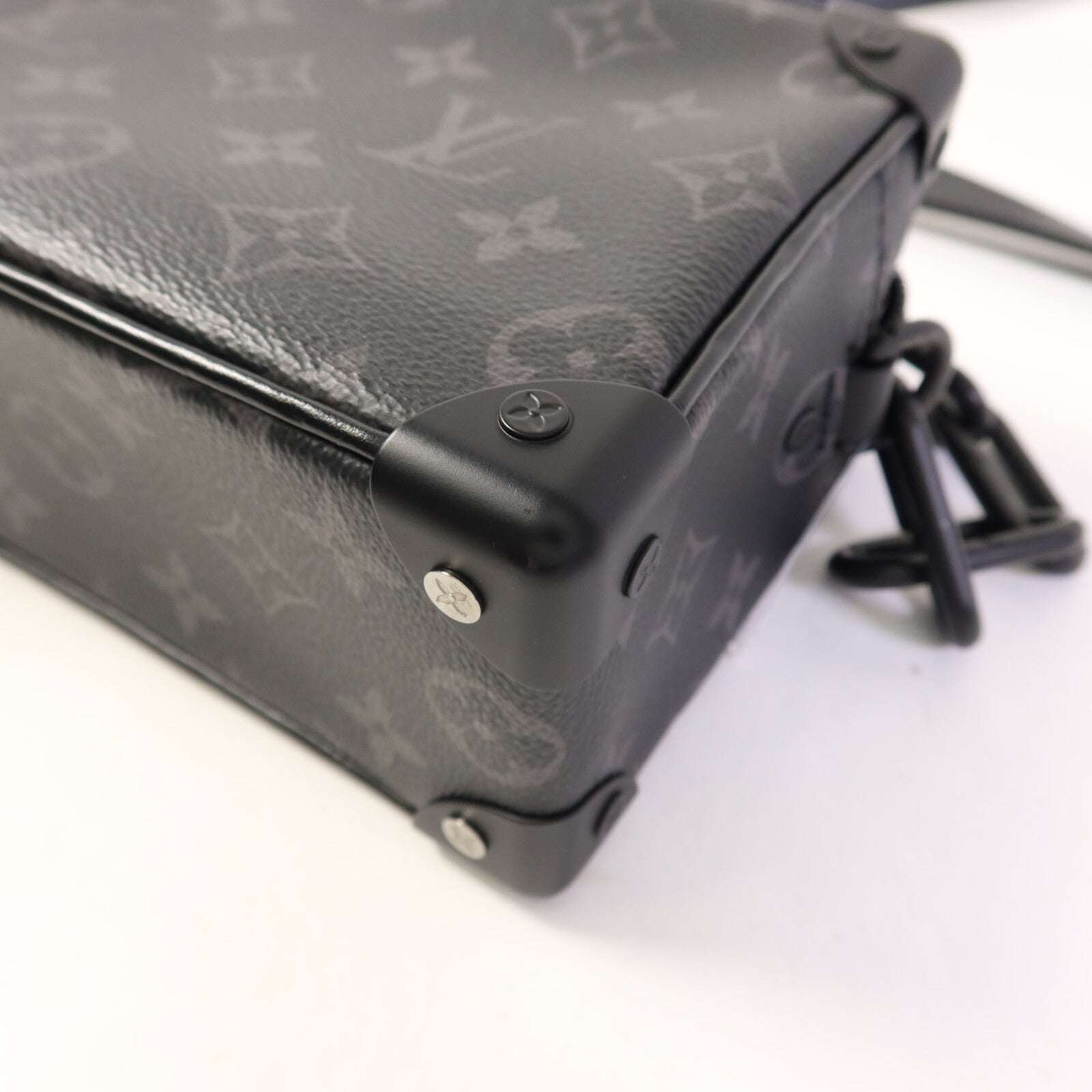LOUIS VUITTON Monogram Eclipse Mini Soft Trunk肩背袋
