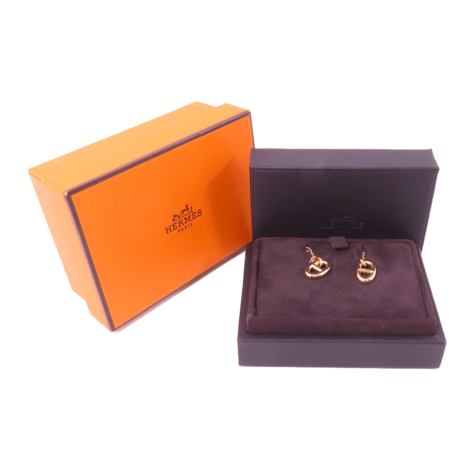 HERMES 18K玫瑰金Farandole Earrings耳環