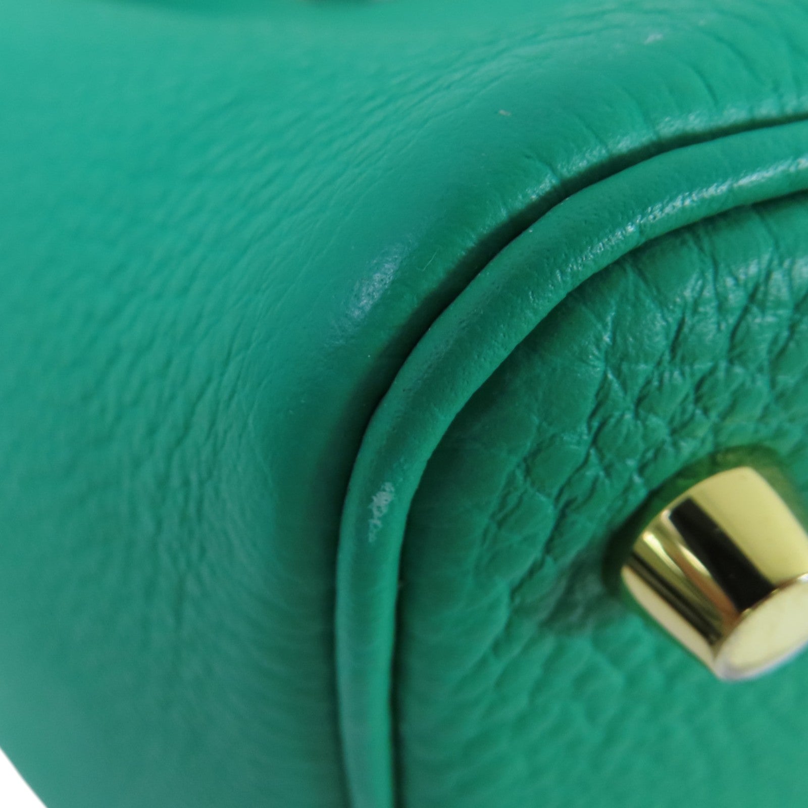 HERMES Clemence皮革Picotin PM Tote Bag金扣手挽袋