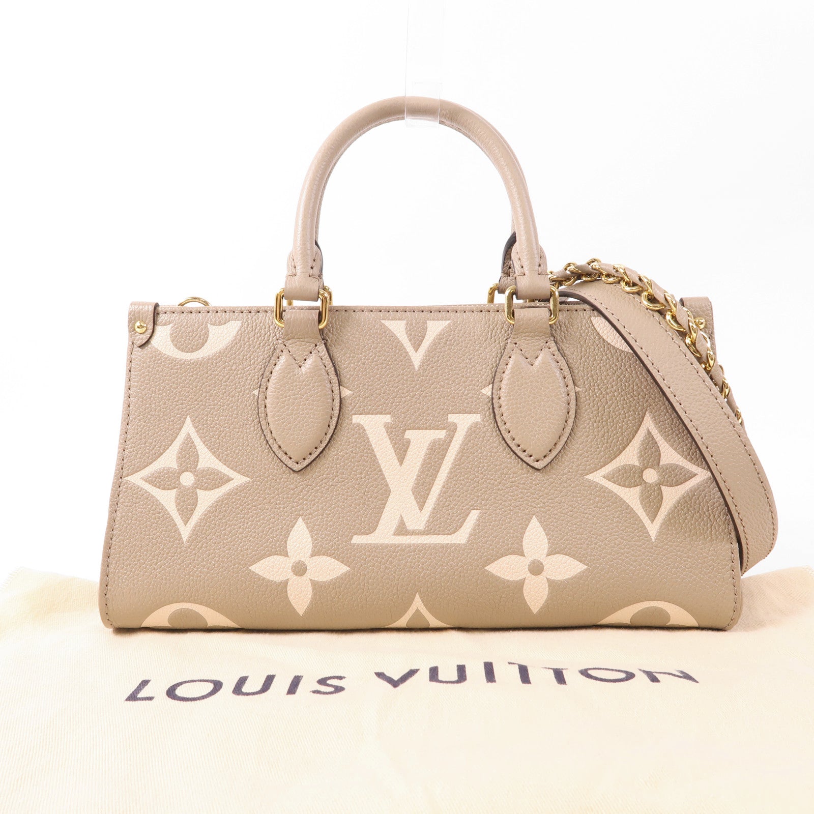 LOUIS VUITTON Monogram Empreinte On The Go East West金扣手挽肩背兩用袋