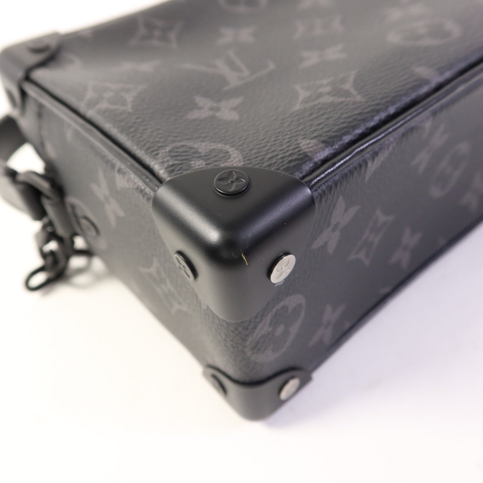 LOUIS VUITTON Monogram Eclipse Mini Soft Trunk肩背袋