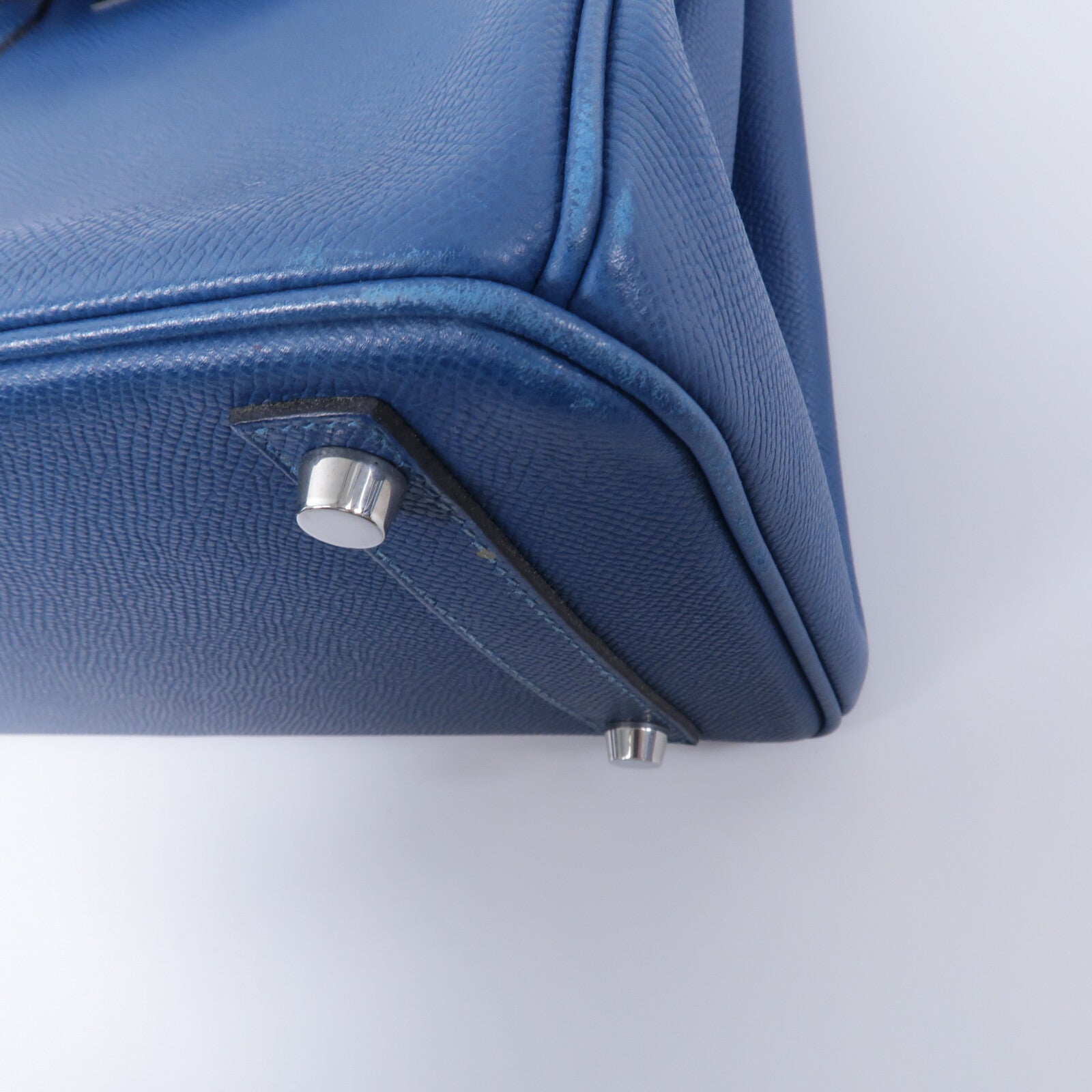 HERMES Epsom皮革Birkin 30手挽袋Cobalt