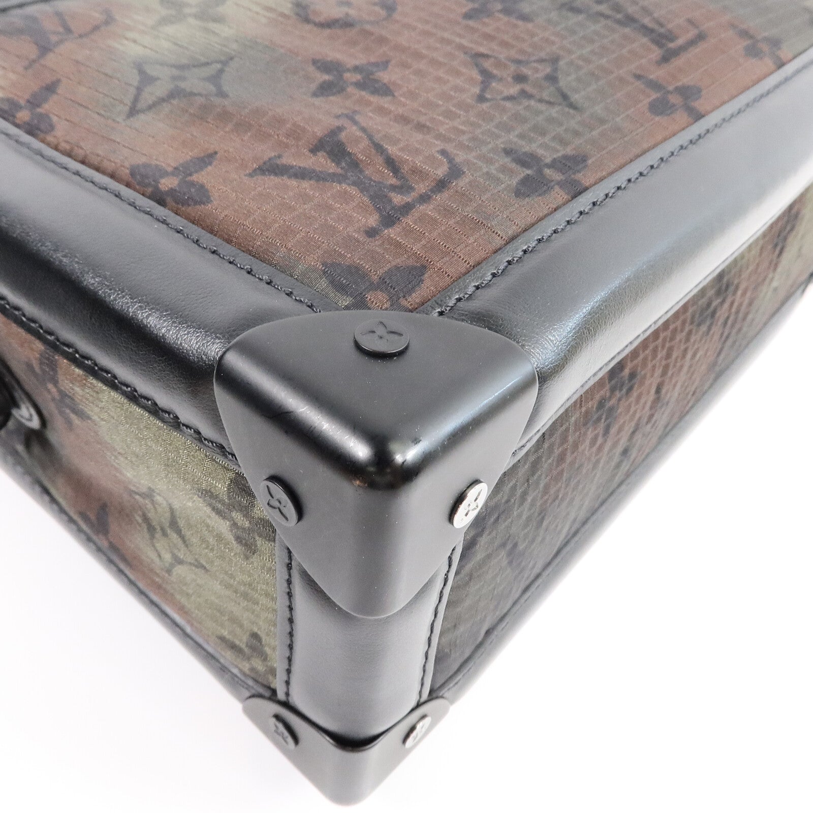 LOUIS VUITTON Monogram Camouflage Soft Trunk肩背袋