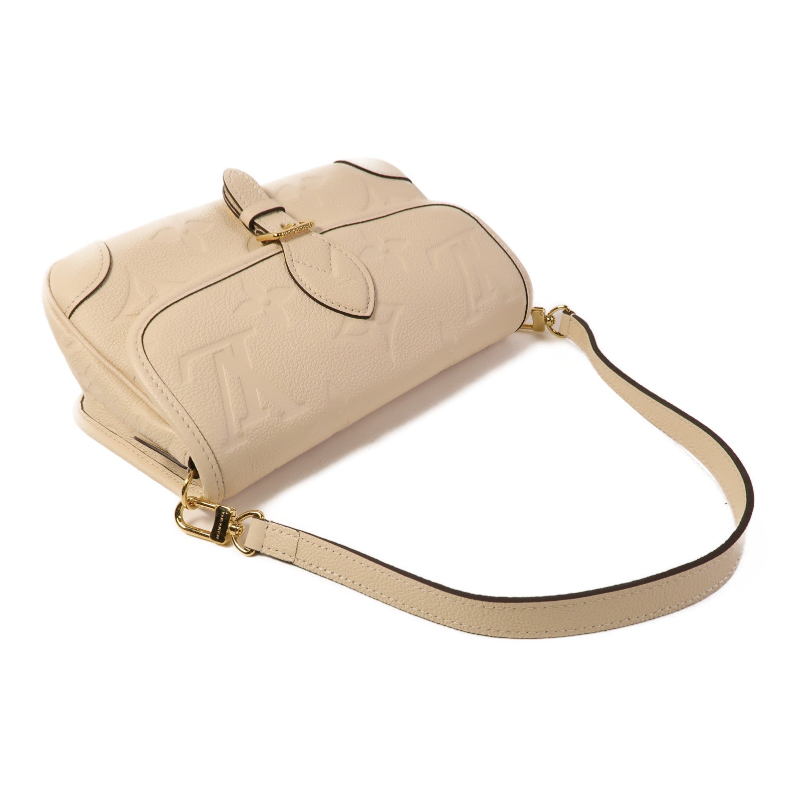 LOUIS VUITTON Monogram Empreinte Diane金扣手挽肩背兩用袋