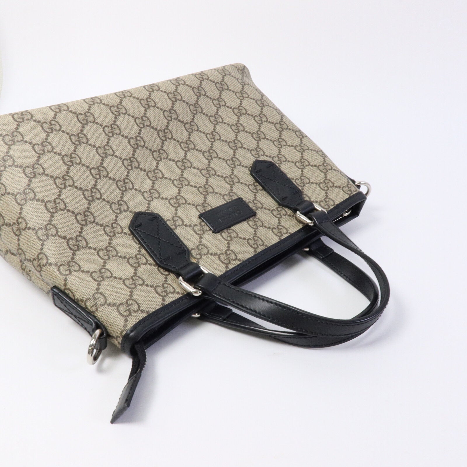 GUCCI 塗層帆布2Way Shoulder手挽肩背兩用袋