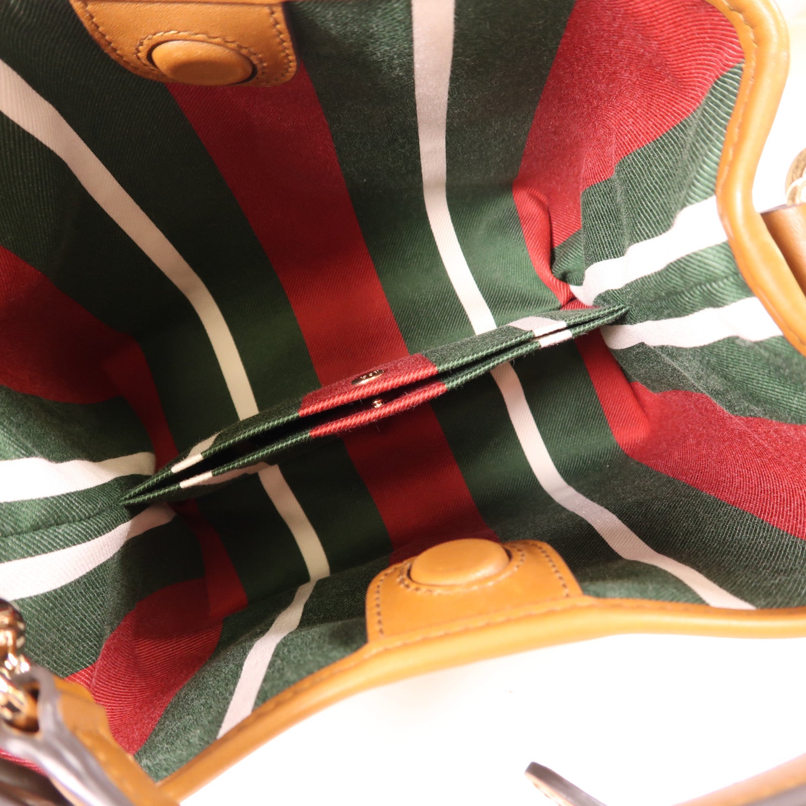 GUCCI 塗層帆布GG Emblem Small Bucket金扣手挽肩背兩用袋