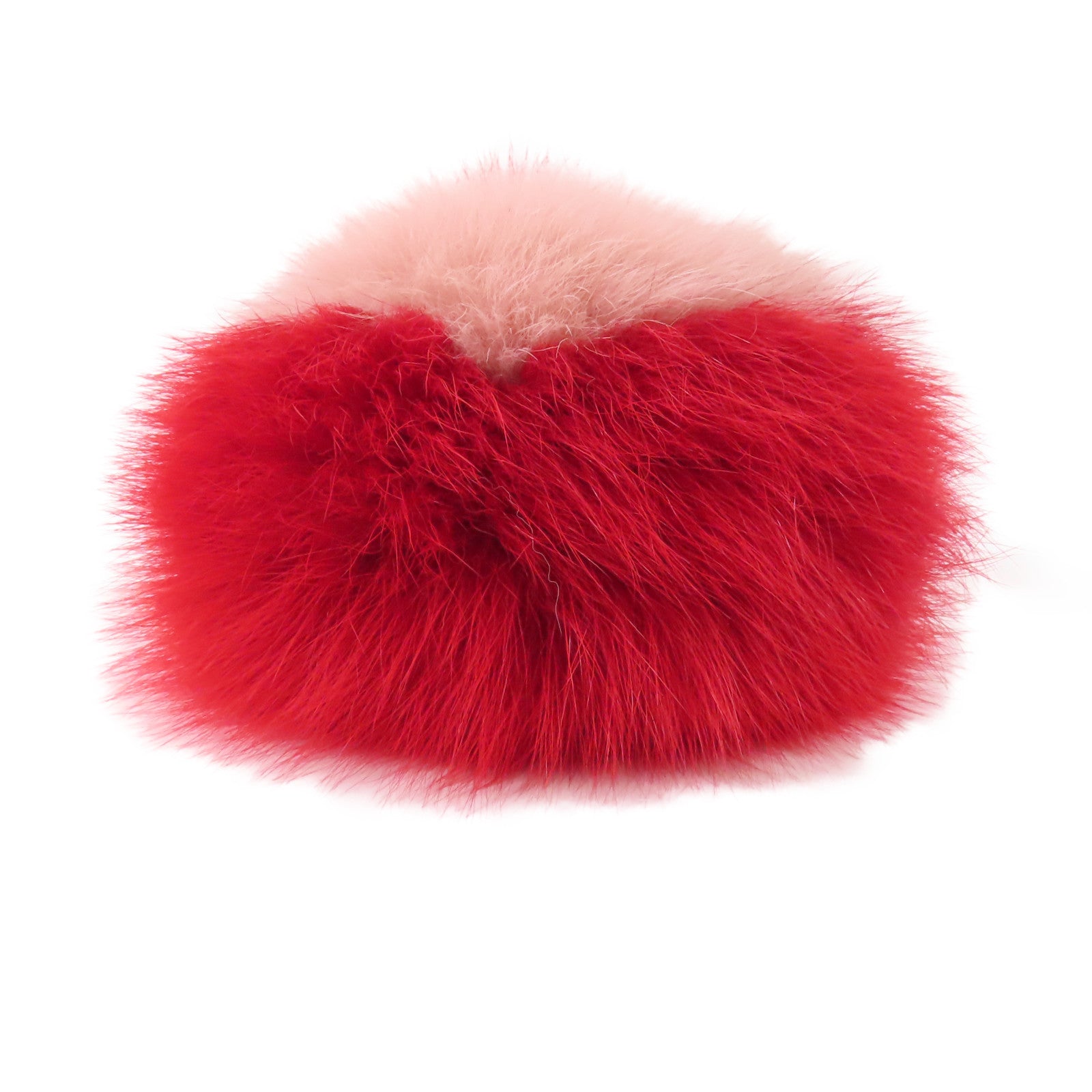 FENDI 毛皮Charm金扣掛飾