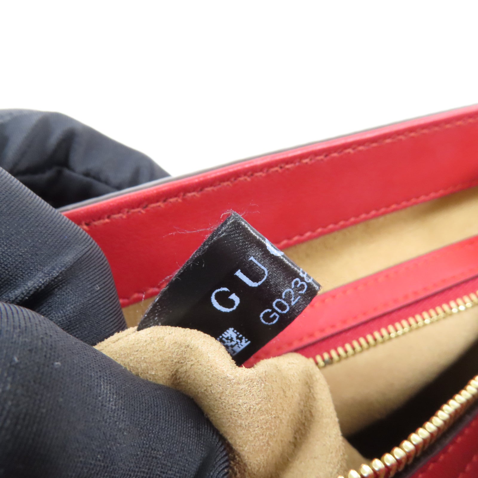 GUCCI 塗層帆布/皮革GG Supreme 2 Way Shoulder Bag金扣手挽肩背兩用袋