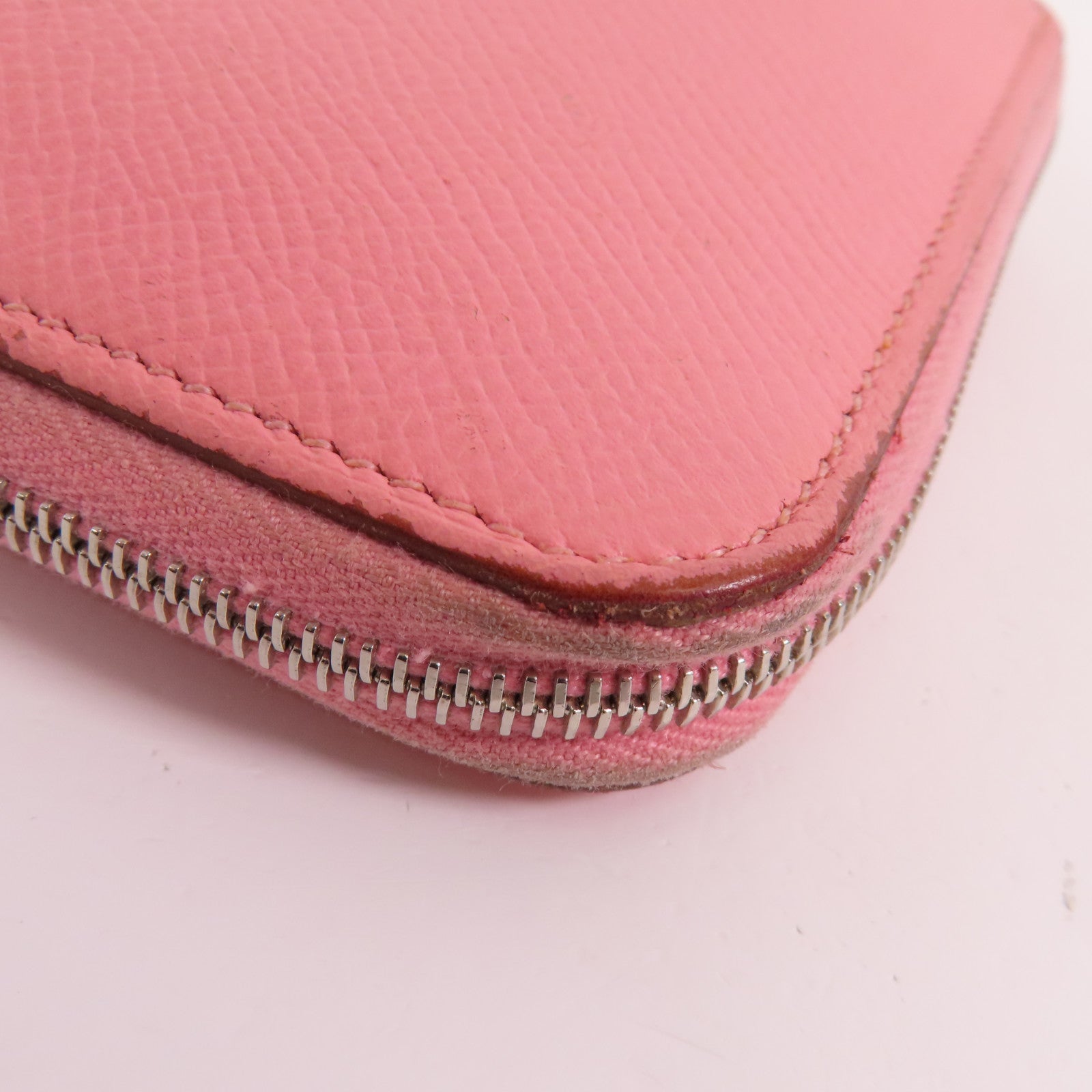 HERMES 【激減優惠】Epsom皮革Azap Long Silk-in Wallet銀扣拉鏈長錢包
