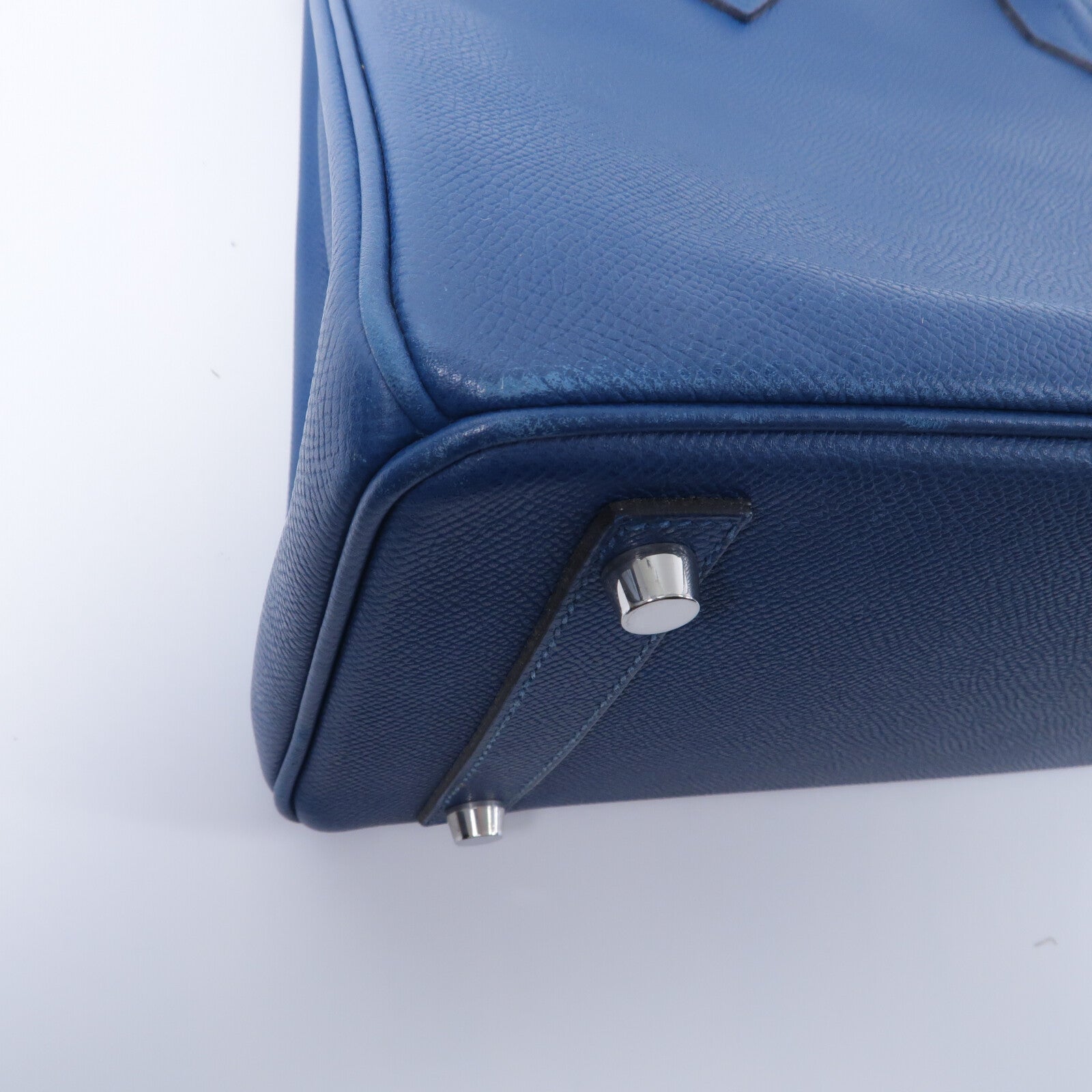 HERMES Epsom皮革Birkin 30手挽袋Cobalt
