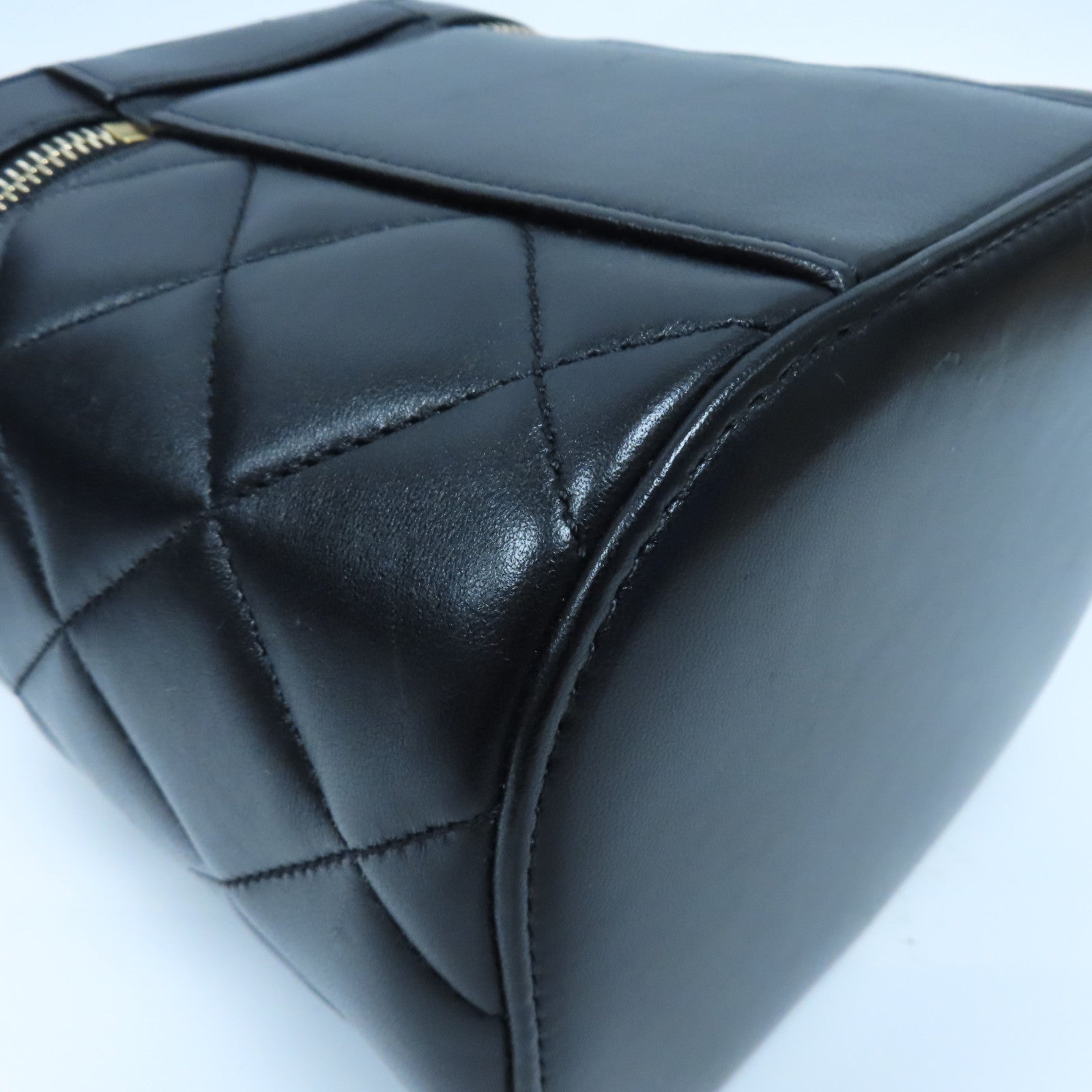 CHANEL 【激減優惠】菱格羊皮皮革Trendy CC Vanity Case金扣手挽肩背兩用袋黑色