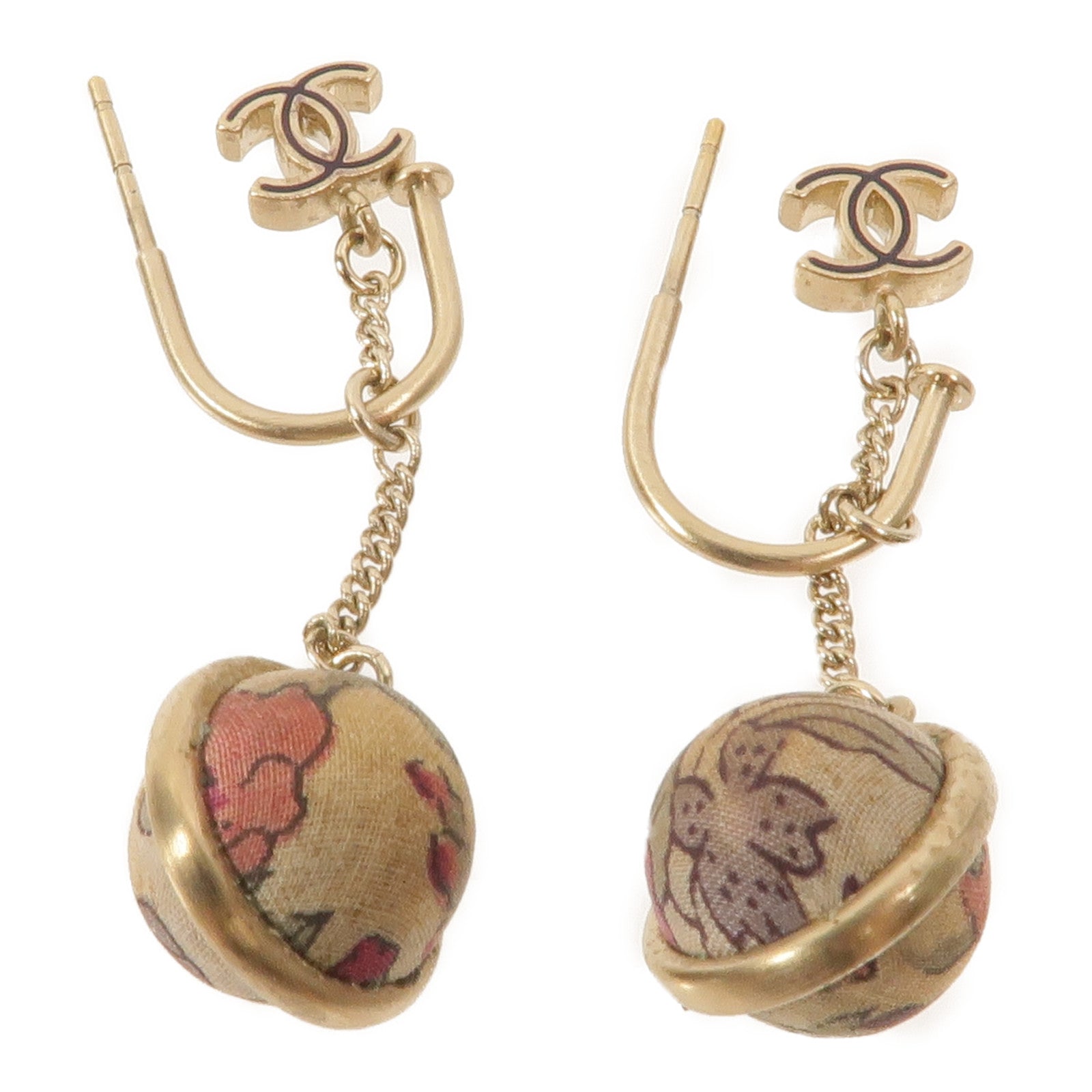 CHANEL 帆布Earrings耳環