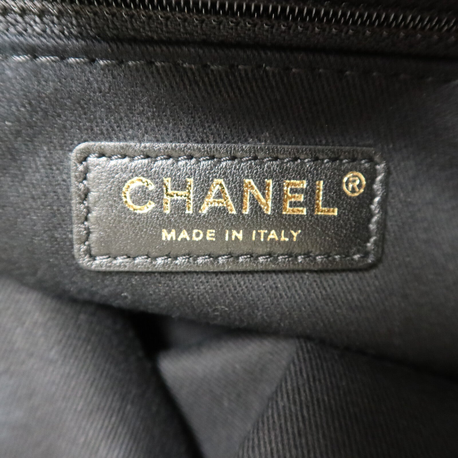 CHANEL 帆布Deauville Tote Bag手挽肩背兩用袋