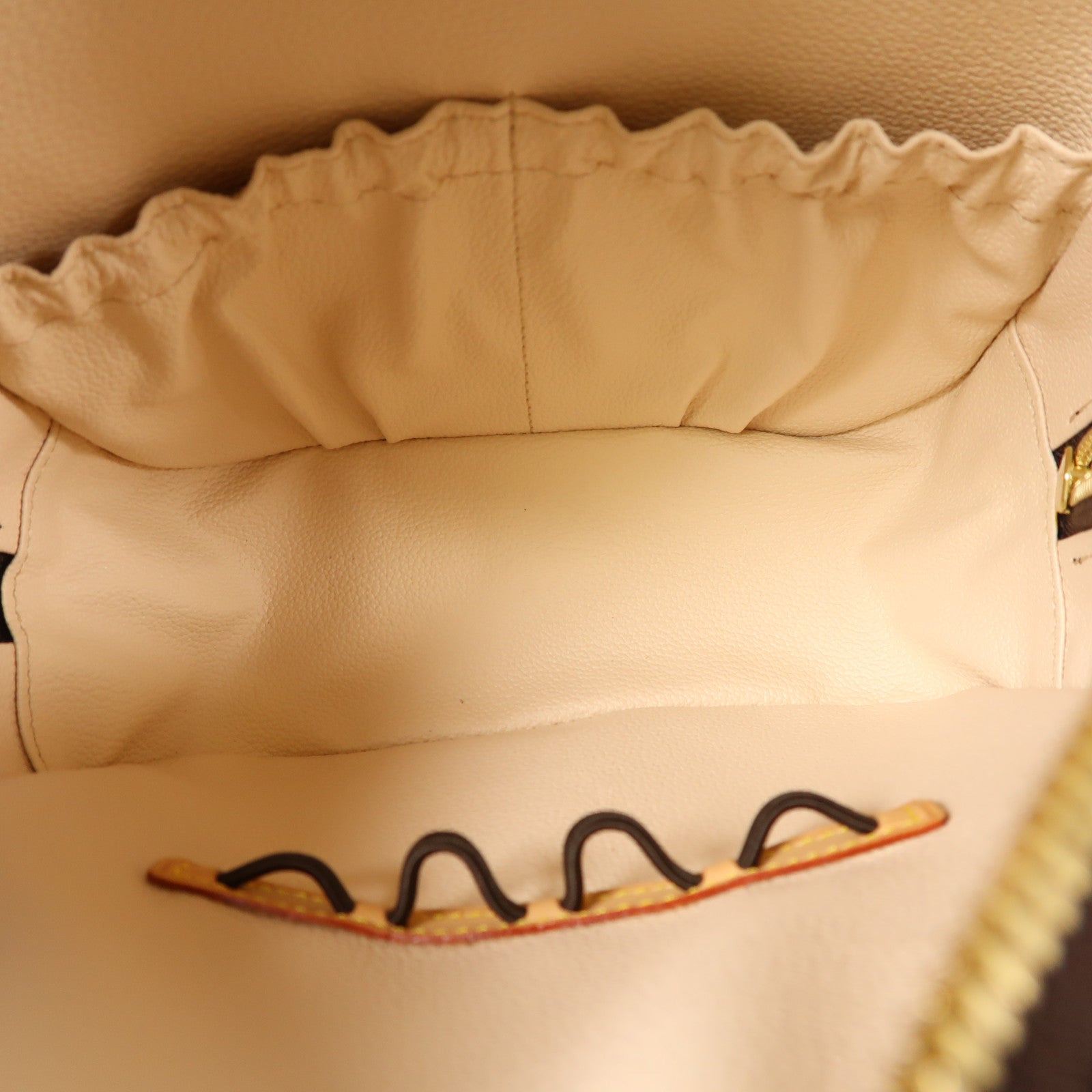 LOUIS VUITTON Monogram Spontini金扣手挽肩背兩用袋棕色