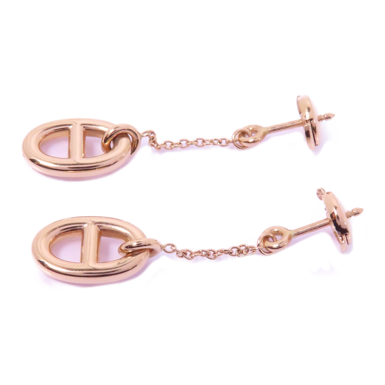 HERMES 18K玫瑰金Farandole Earrings耳環