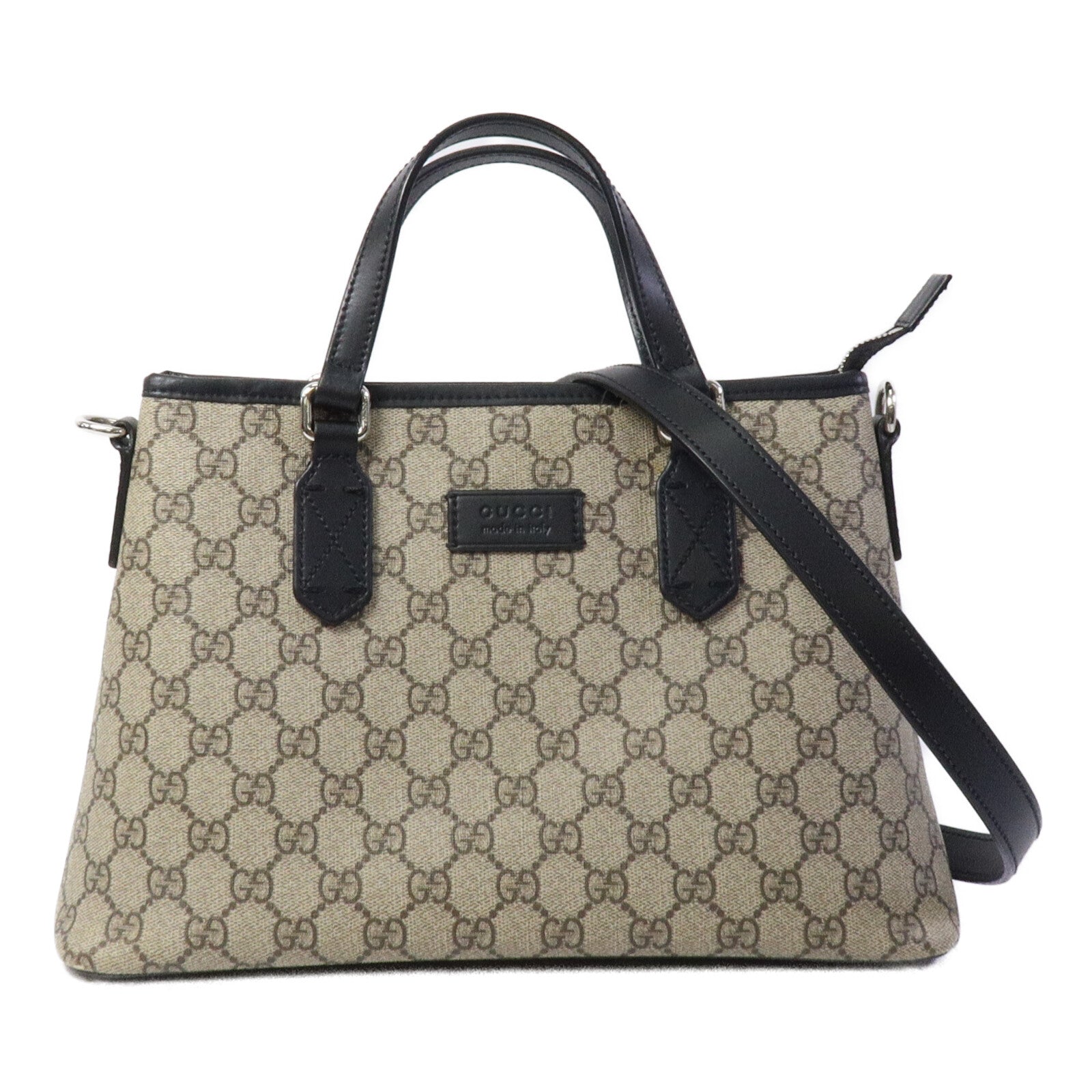 GUCCI 塗層帆布2Way Shoulder手挽肩背兩用袋