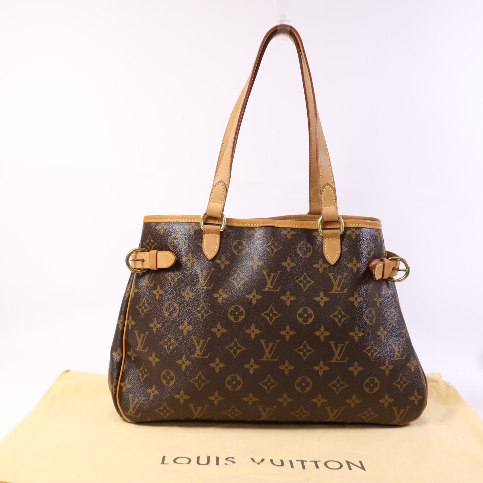 LOUIS VUITTON Monogram Batignolles Horizontal金扣肩背袋