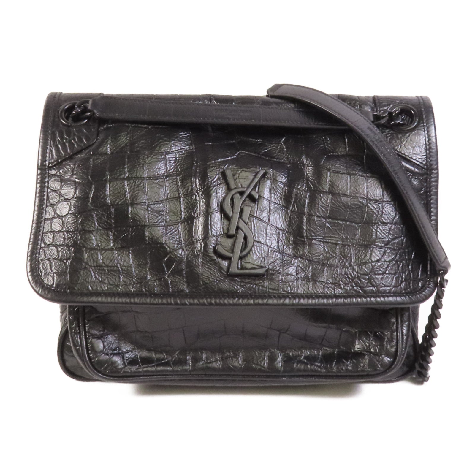 YVES SAINT LAURENT 牛皮皮革Niki肩背袋