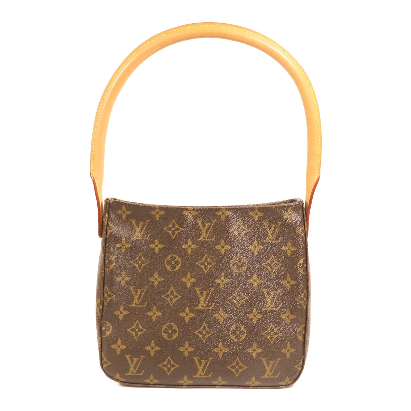 LOUIS VUITTON Monogram Looping MM金扣肩背袋