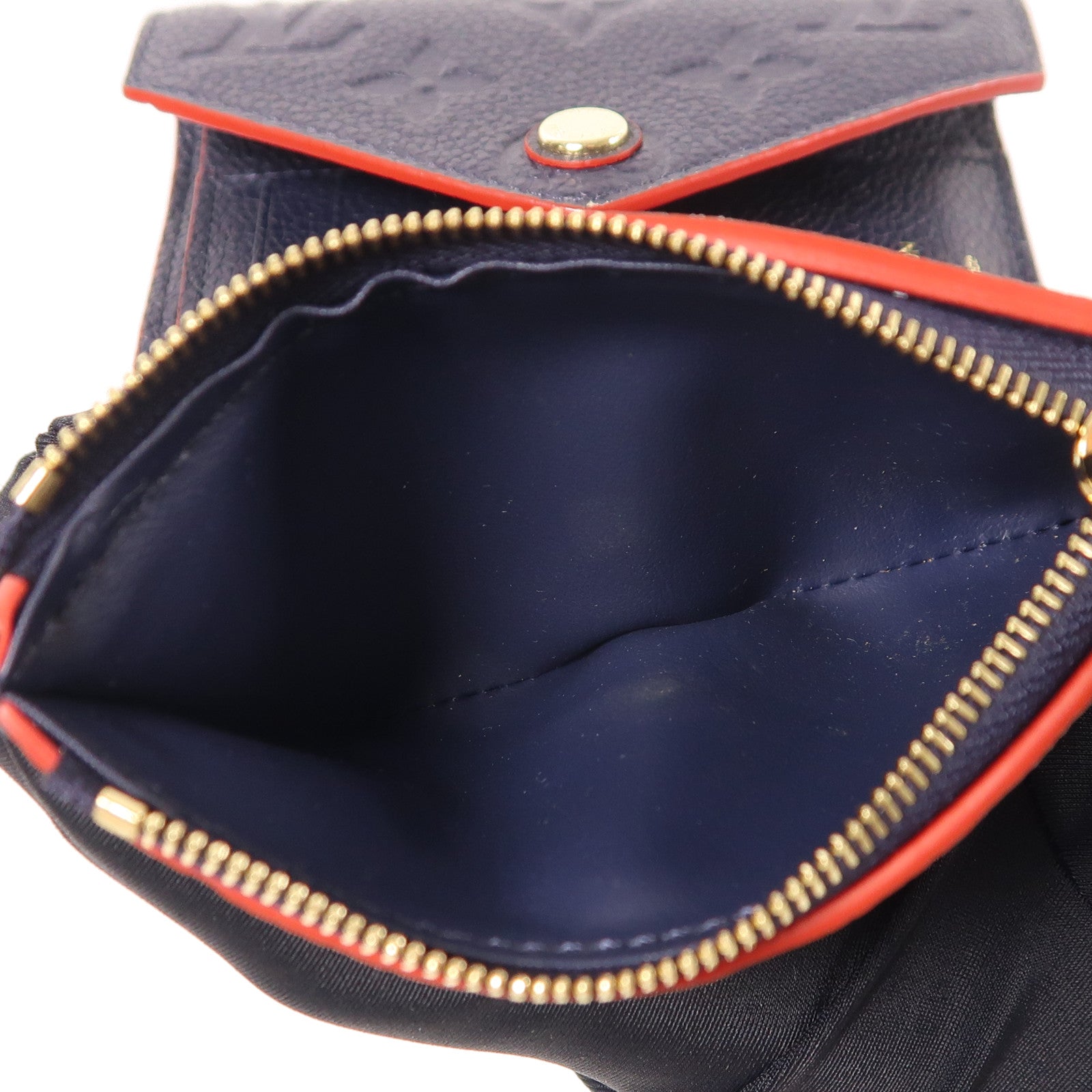 LOUIS VUITTON Monogram Empreinte Victorine金扣錢包
