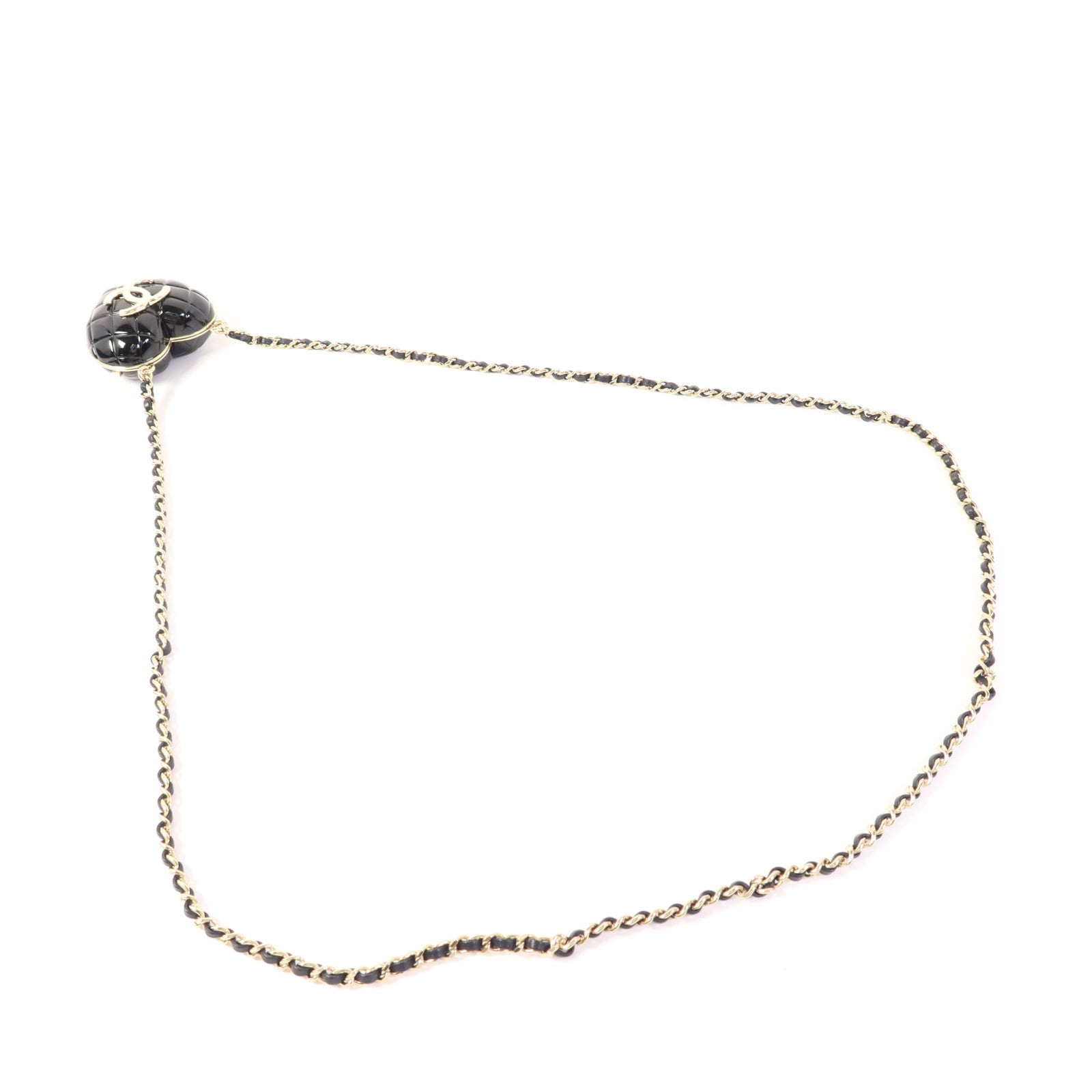 CHANEL PVC/金屬/皮革Heart Charm With Chain金扣掛飾