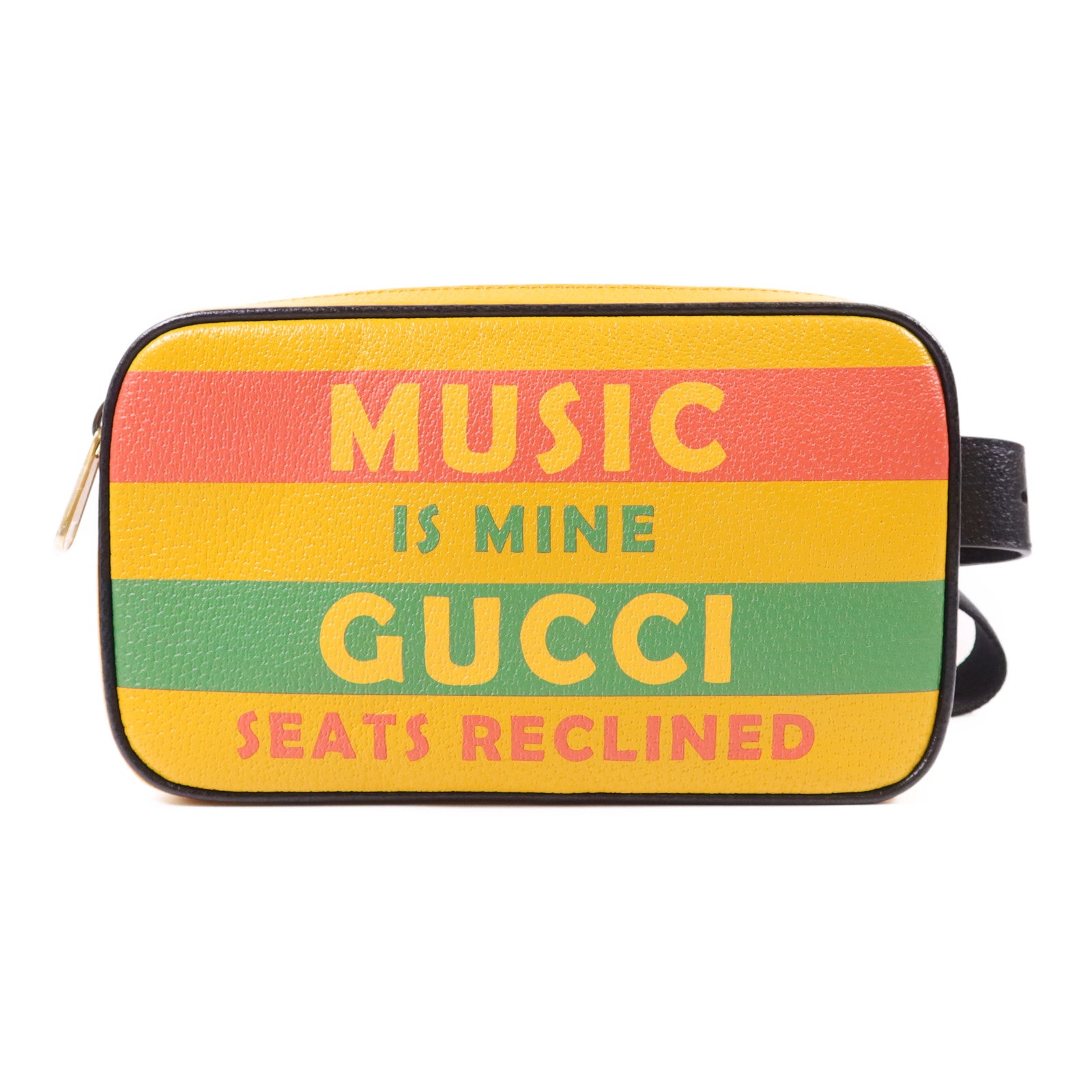 GUCCI 【激減優惠】皮革100th Anniversary Belt Bag金扣腰包