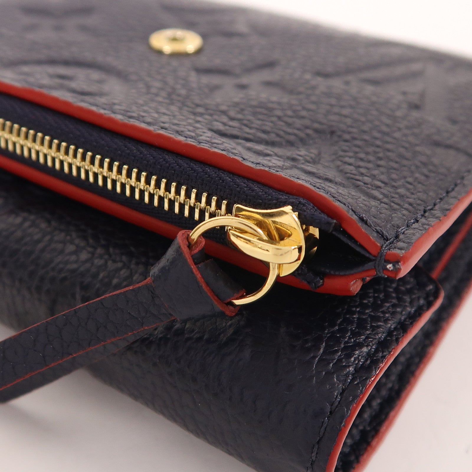 LOUIS VUITTON Monogram Empreinte Victorine金扣錢包