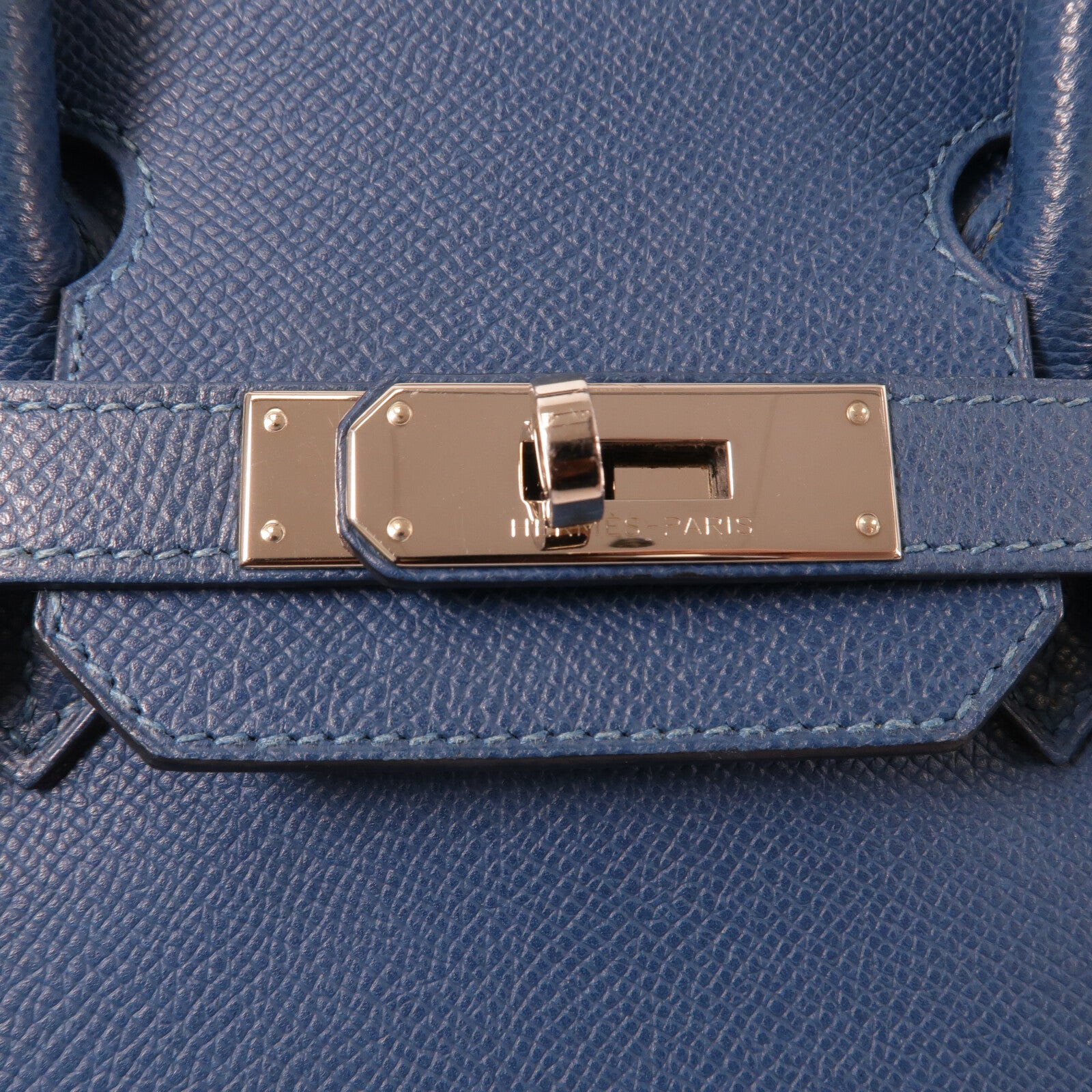 HERMES Epsom皮革Birkin 30手挽袋Cobalt
