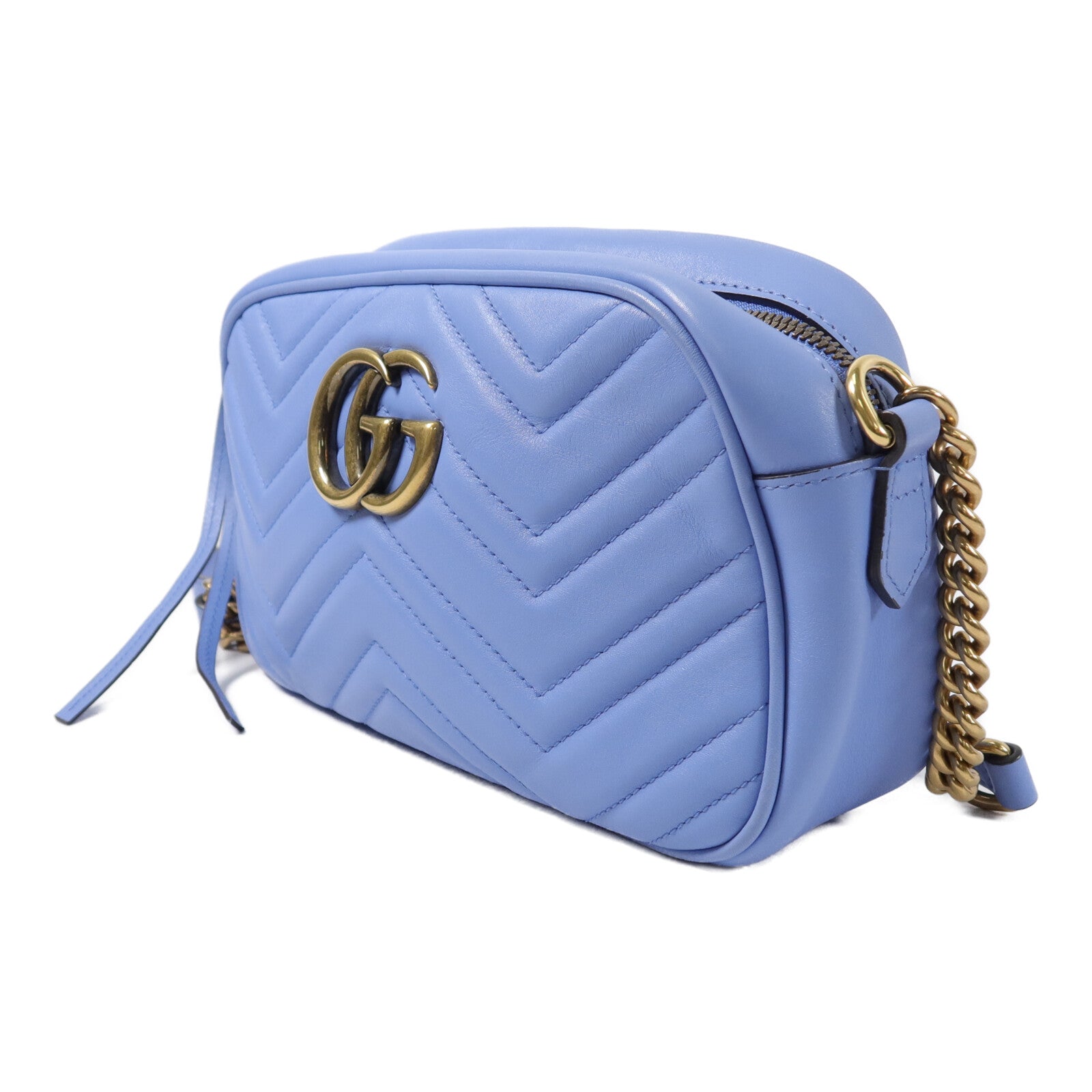 GUCCI 牛皮皮革GG Marmont肩背袋